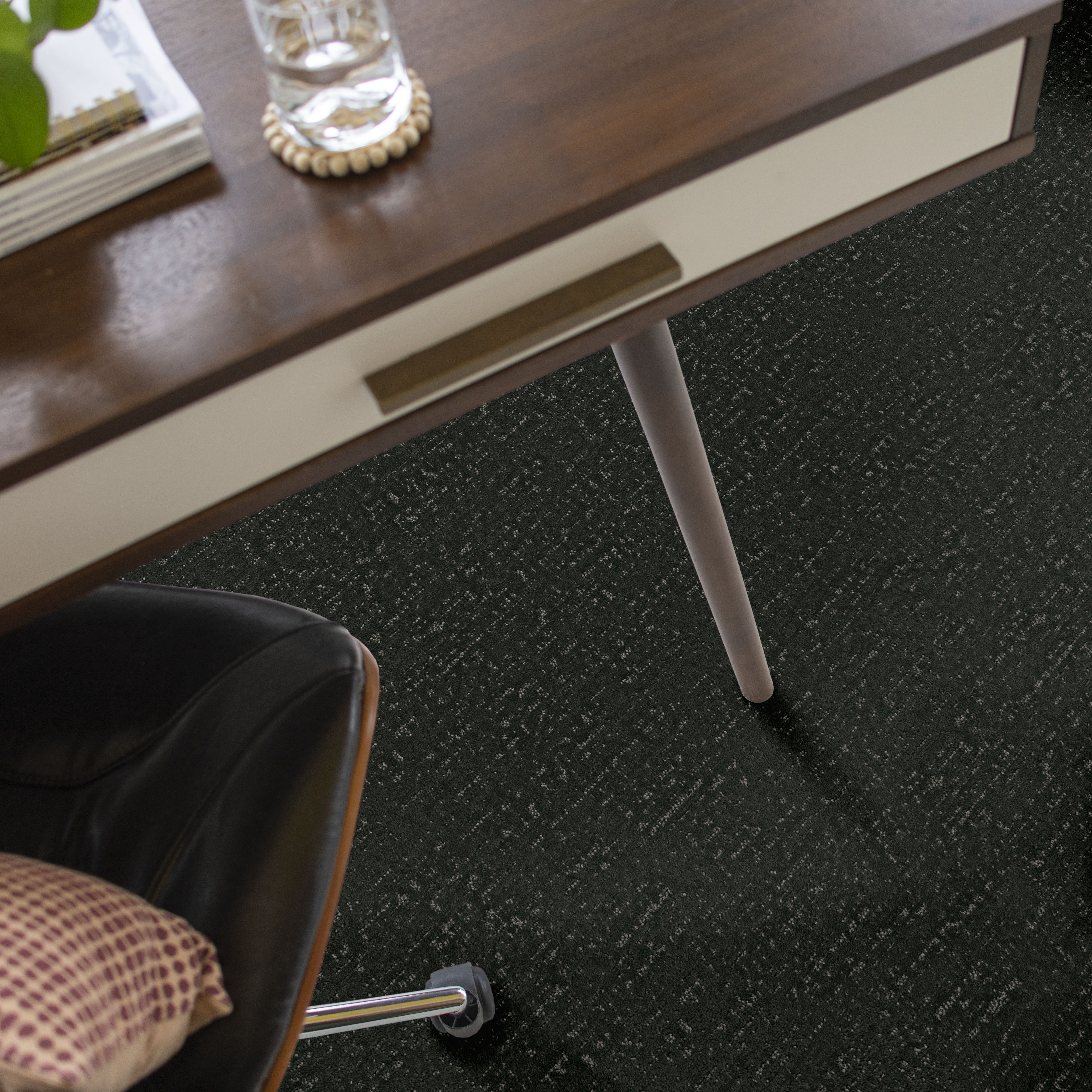 CURATED TONE BLUE EVERGREEN ROOM in room