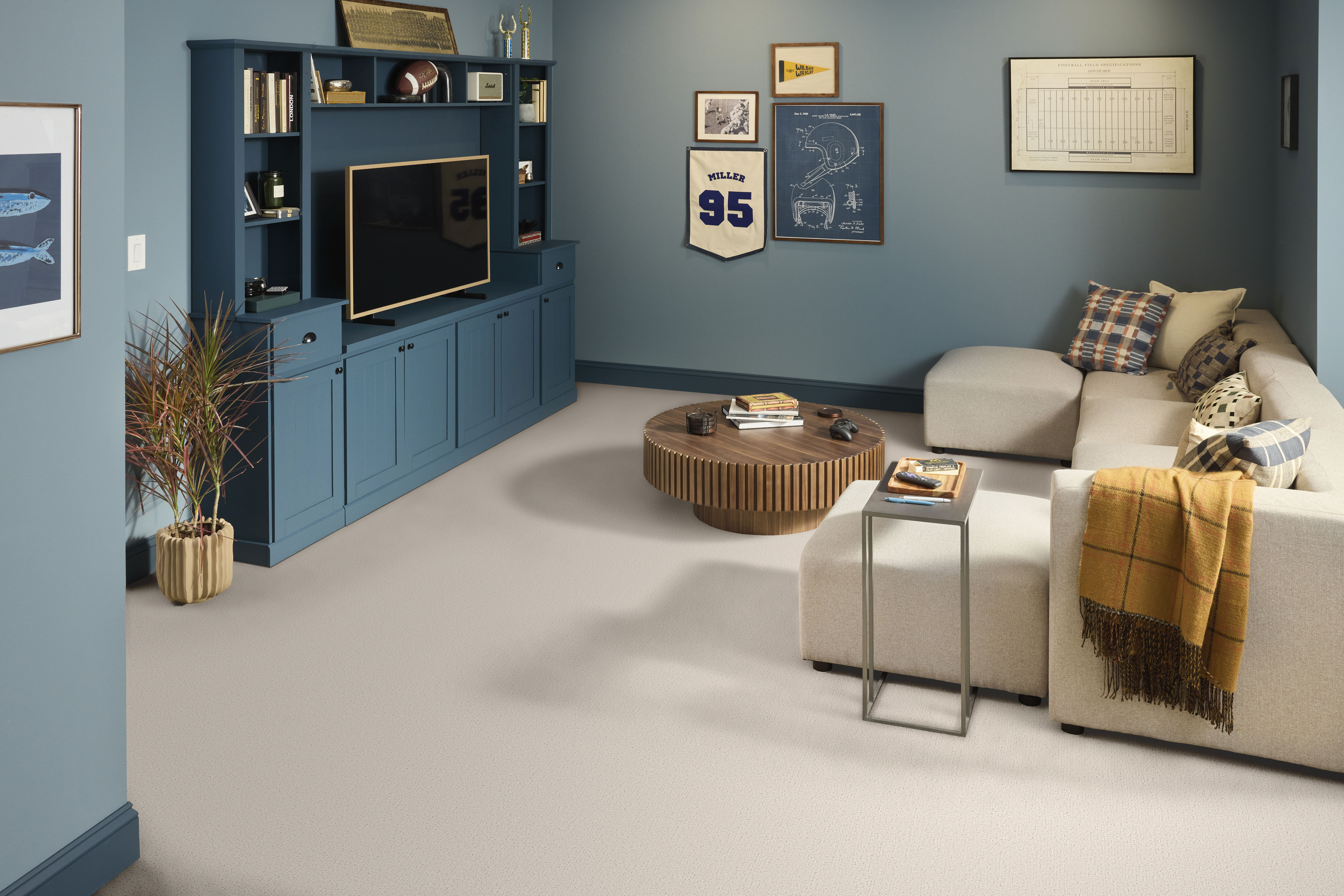 REFINED CANVAS WHITEWASHED FRAME ROOM