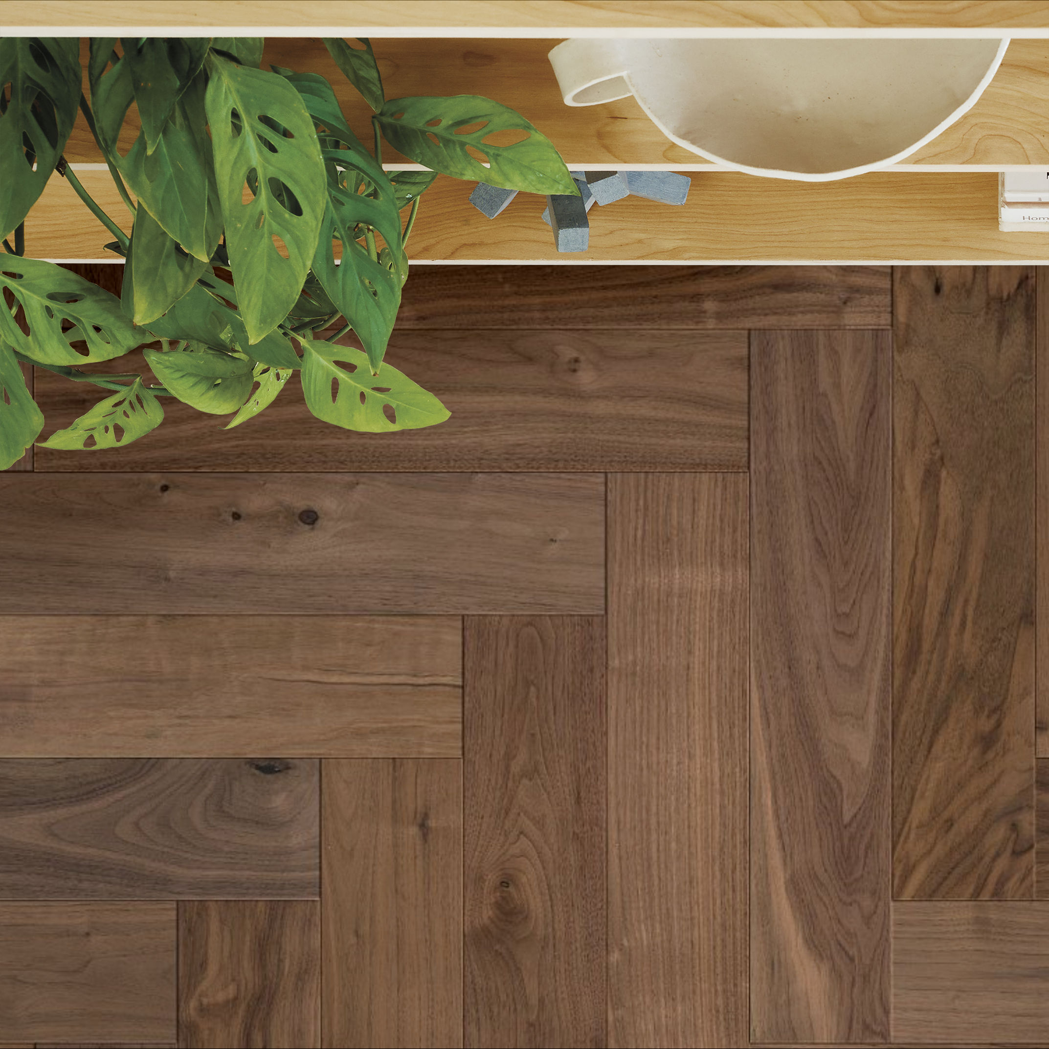 REVIVAL WALNUT HERRINGBONE ERA ROOM