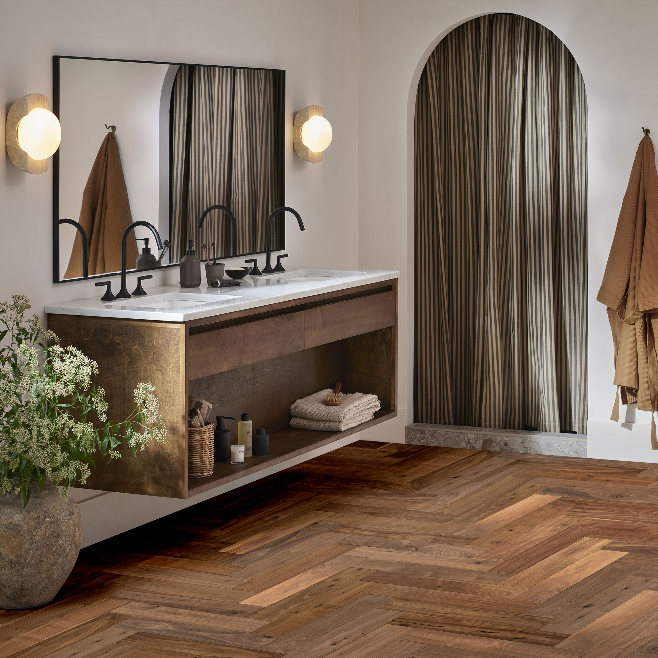 REVIVAL WALNUT HERRINGBONE ERA ROOM