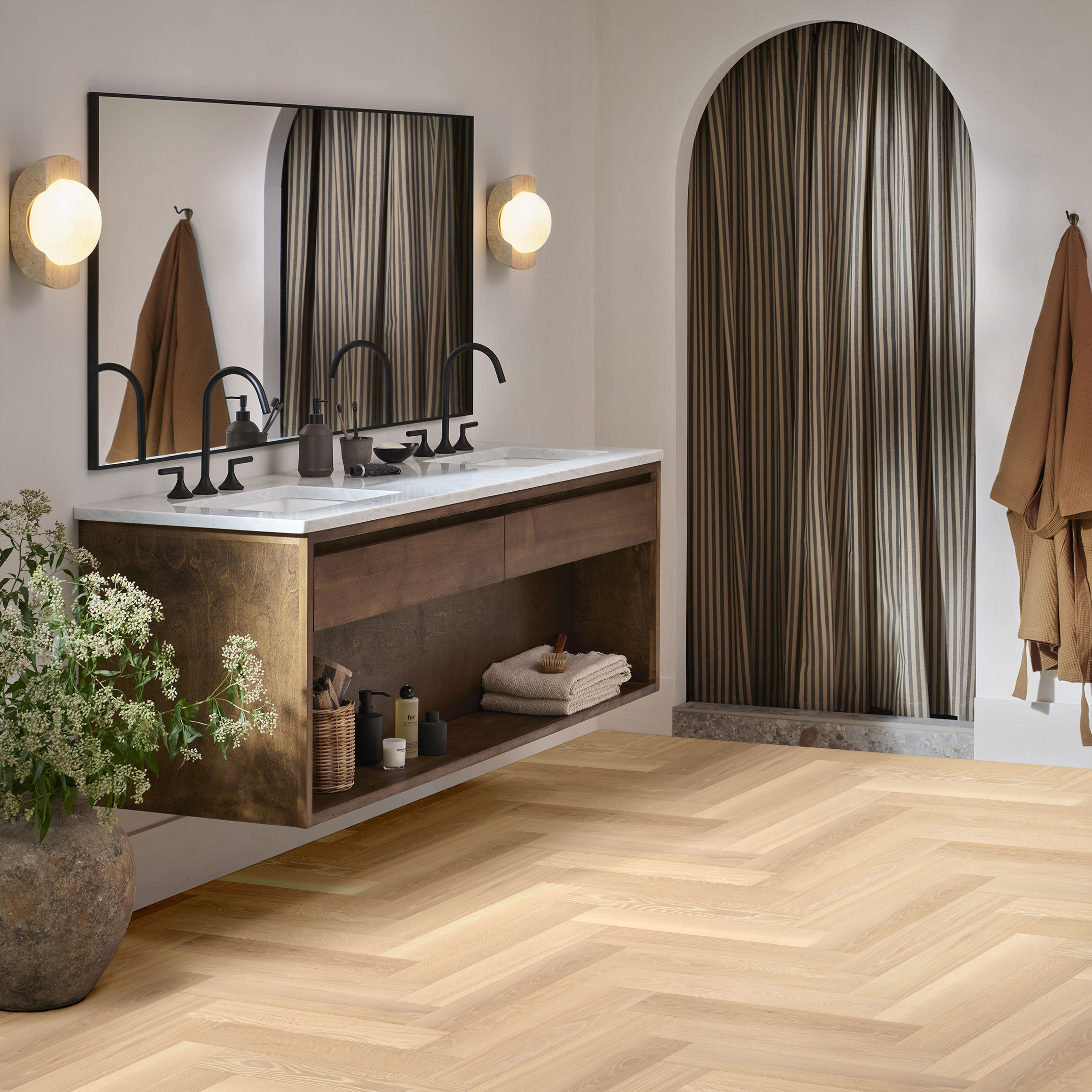 EUROPEAN ASH HERRINGBONE CARNIVAL ROOM