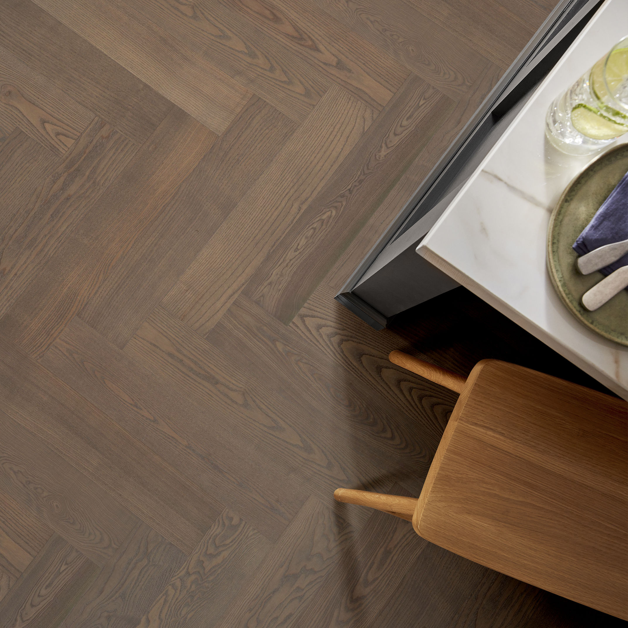 EUROPEAN ASH HERRINGBONE RIVIERA ROOM