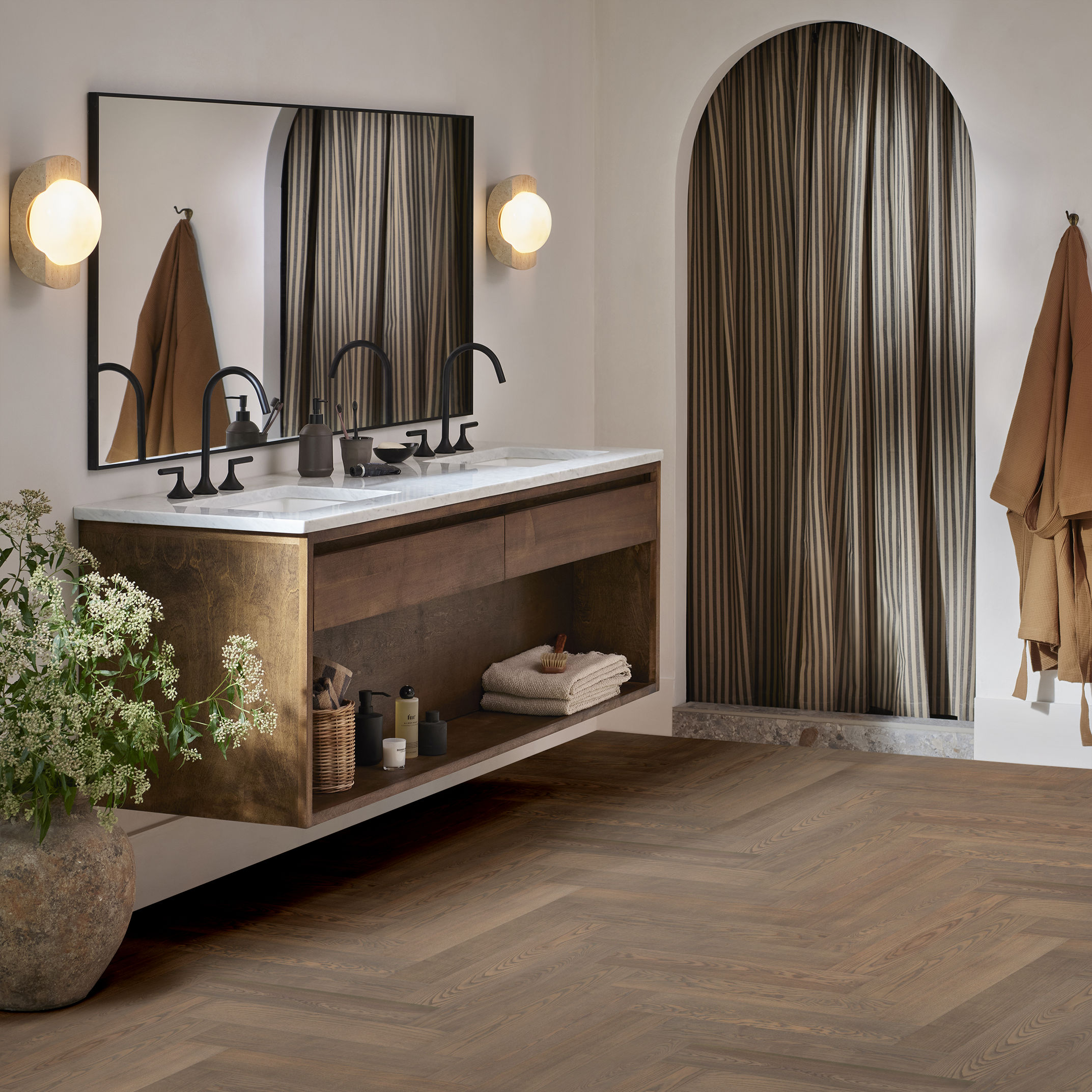 EUROPEAN ASH HERRINGBONE RIVIERA ROOM