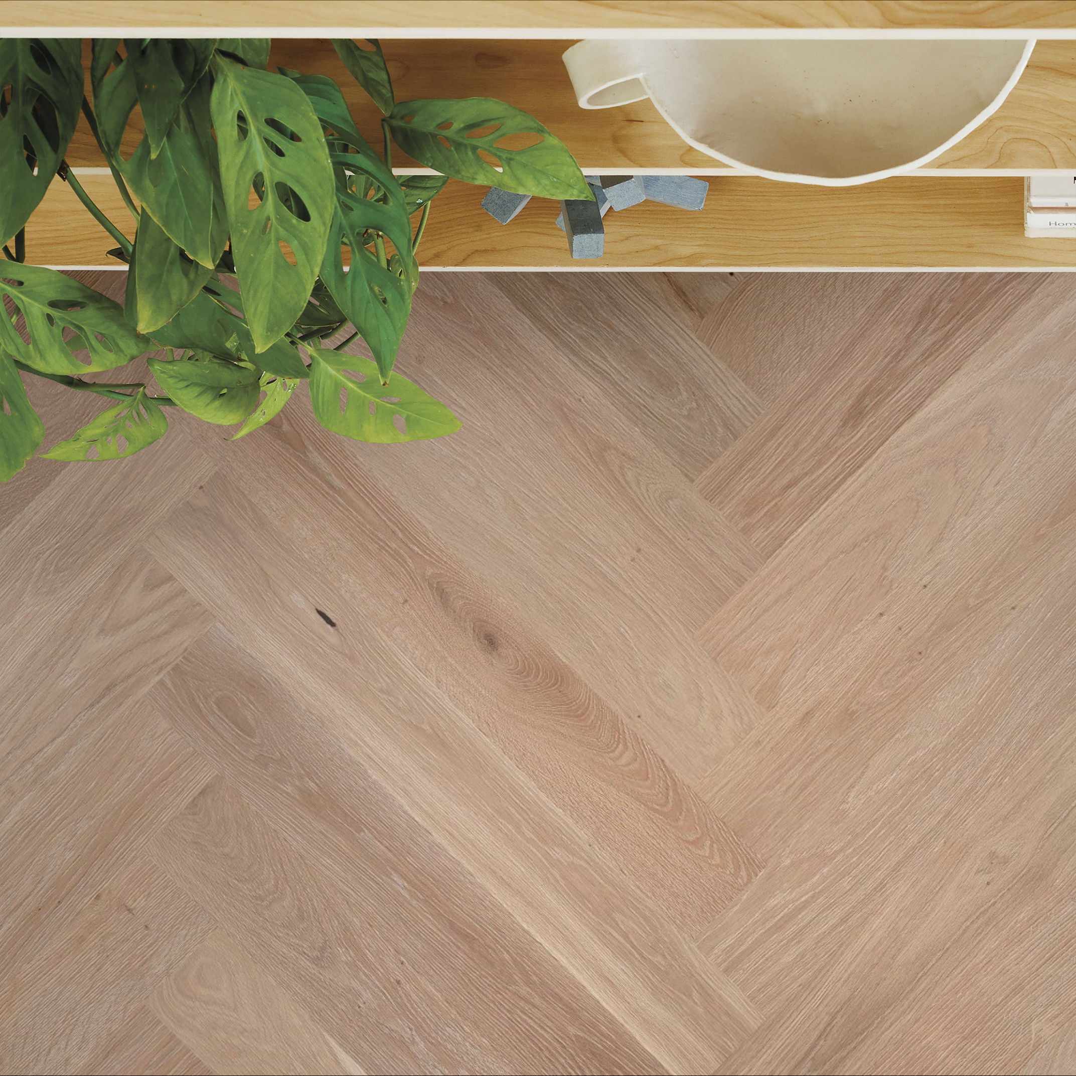 PROVINCIAL HERRINGBONE PARCHMENT ROOM