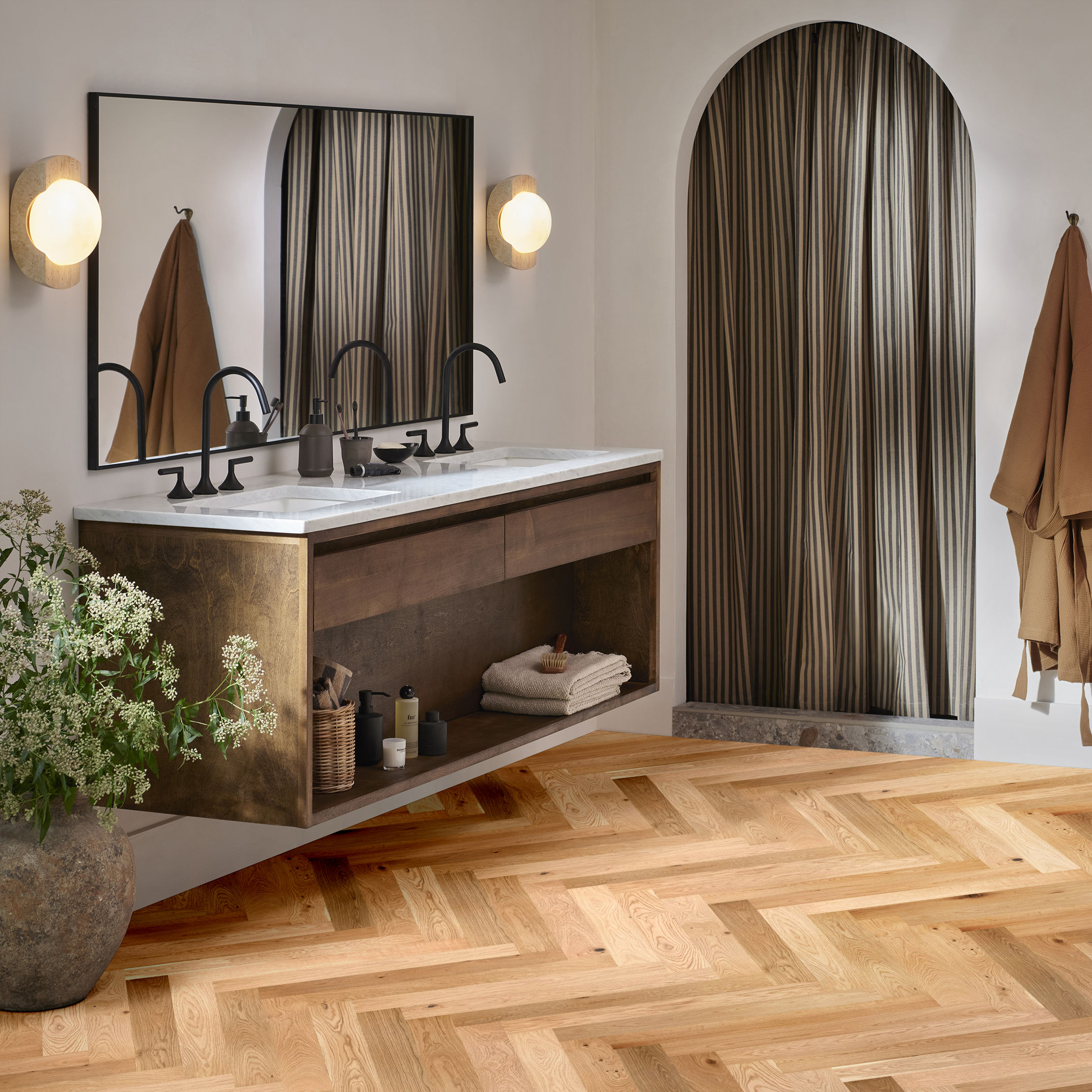 PROVINCIAL HERRINGBONE AU NATURALE ROOM