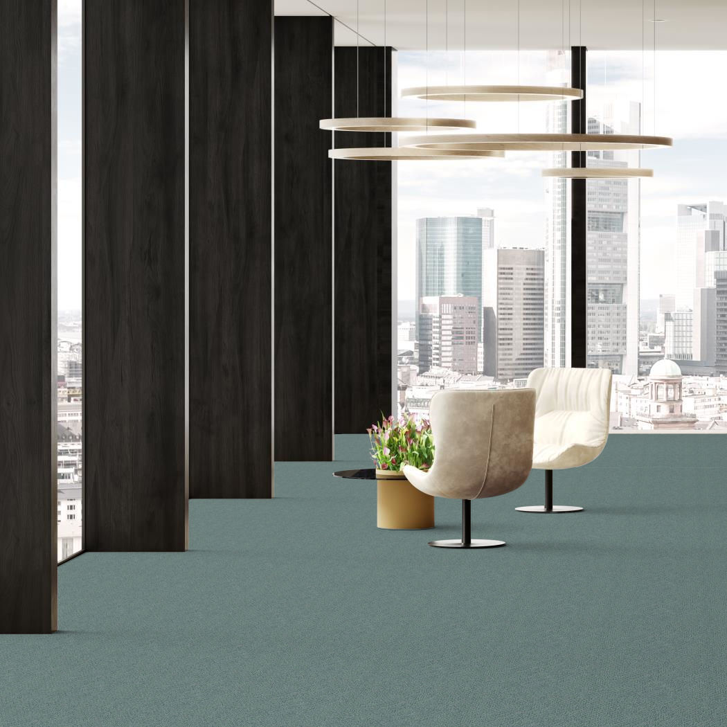 TRULY RELAXED LOOP WASHED TURQUOIS ROOM