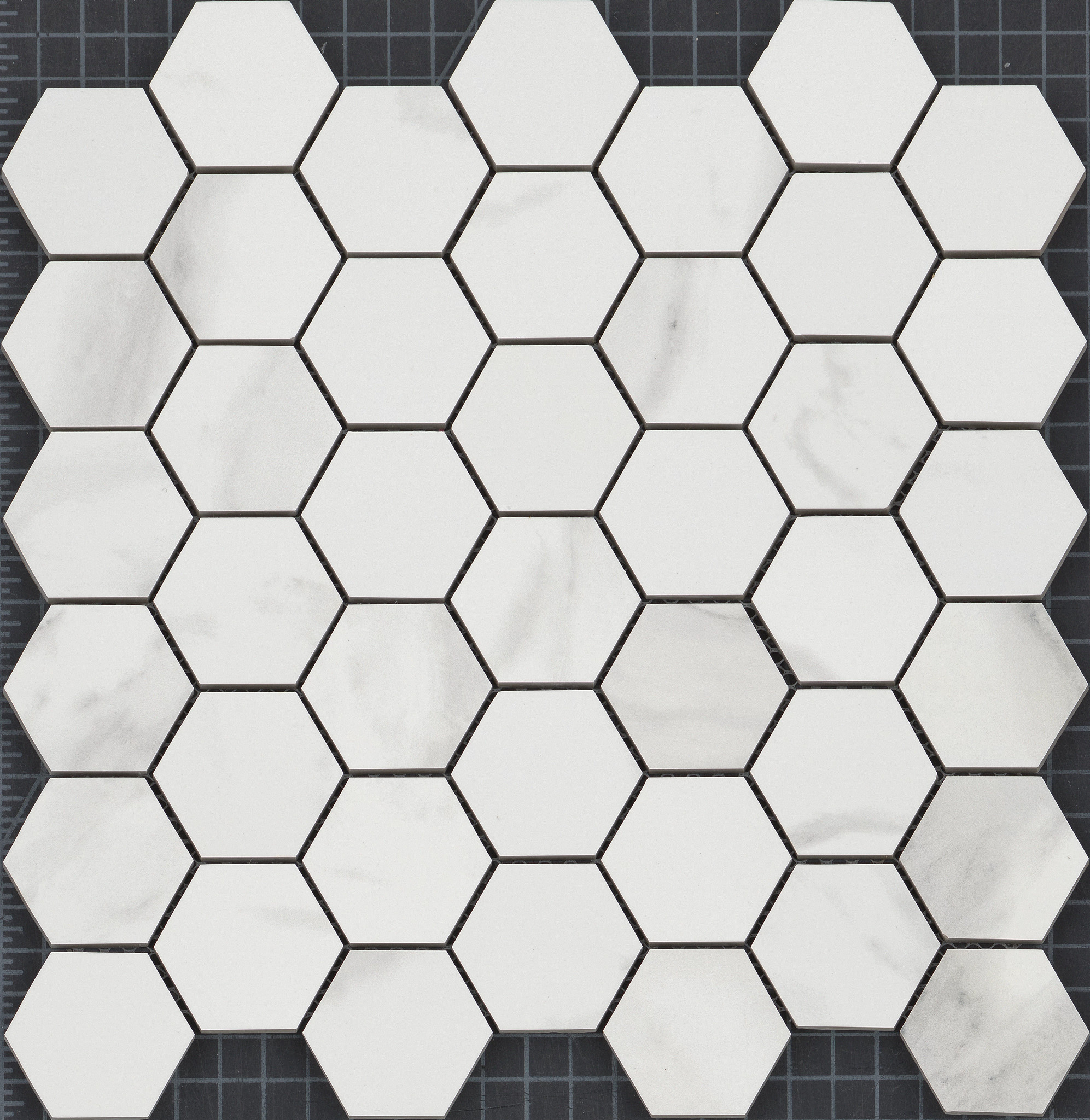 Supreme Hex Mosaic Polished-Statuario Brina-MF021_00150