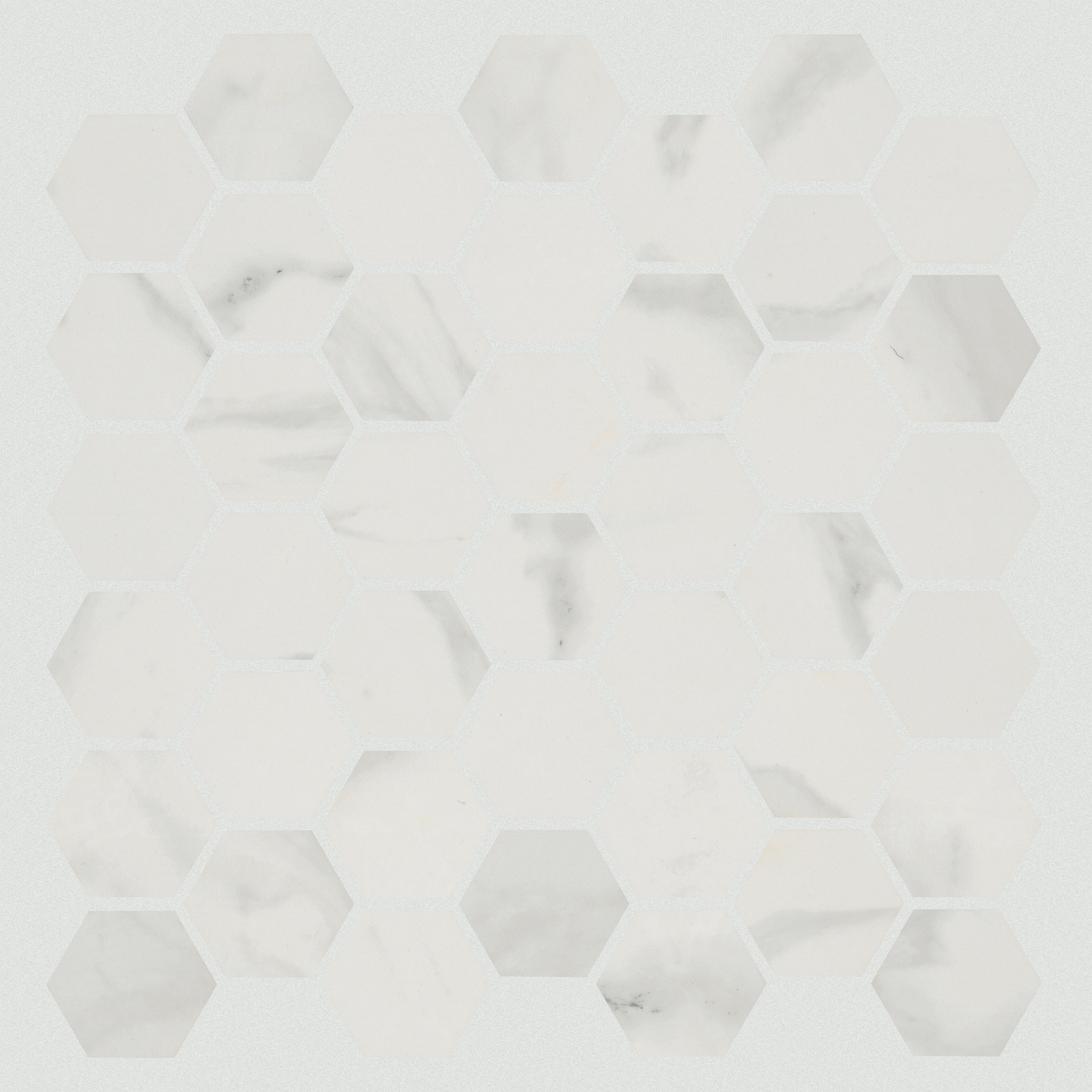 Supreme Hex Mosaic Matte-Statuario Brina-MF022_00150