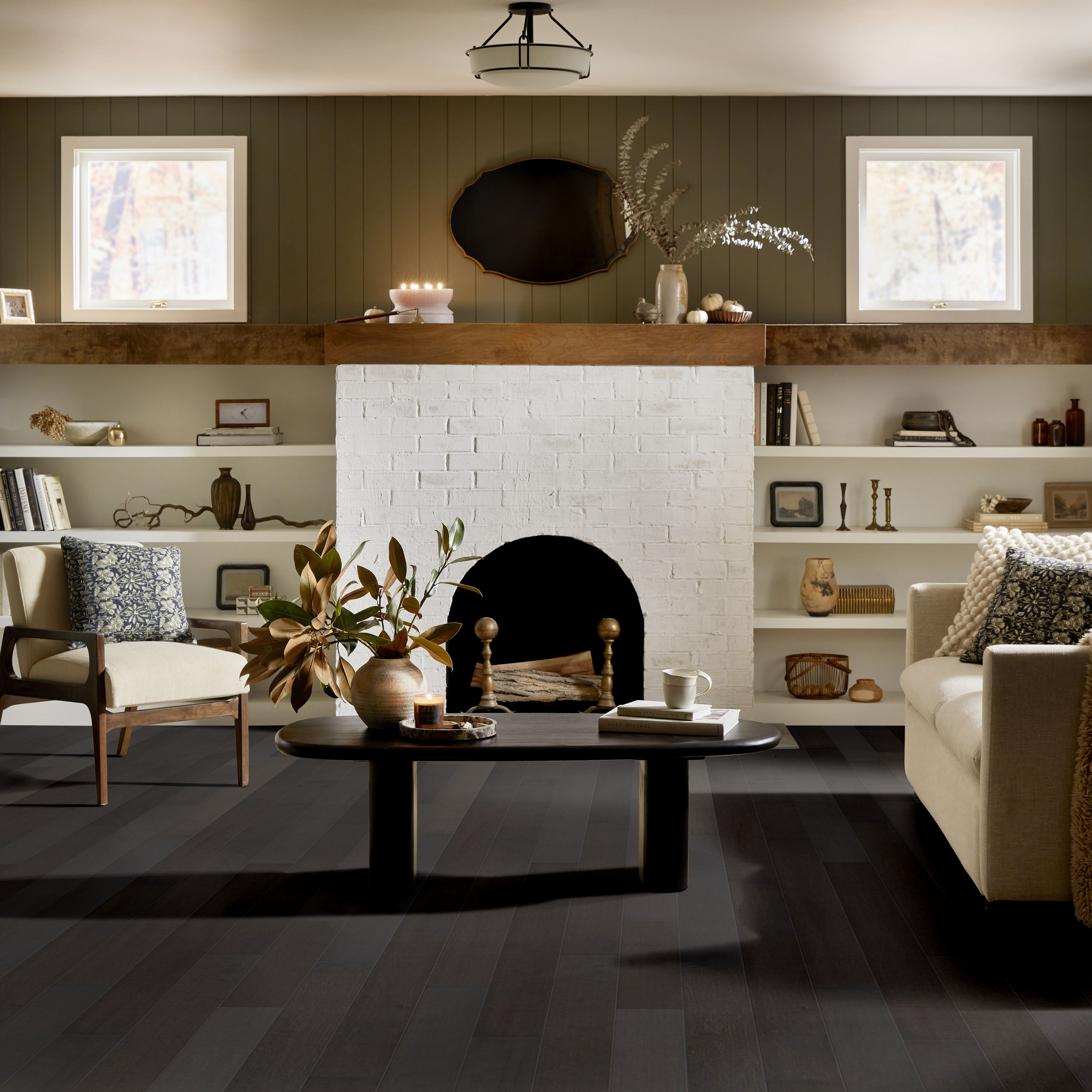 ECLECTIC MAPLE CONTEMPORARY ROOM