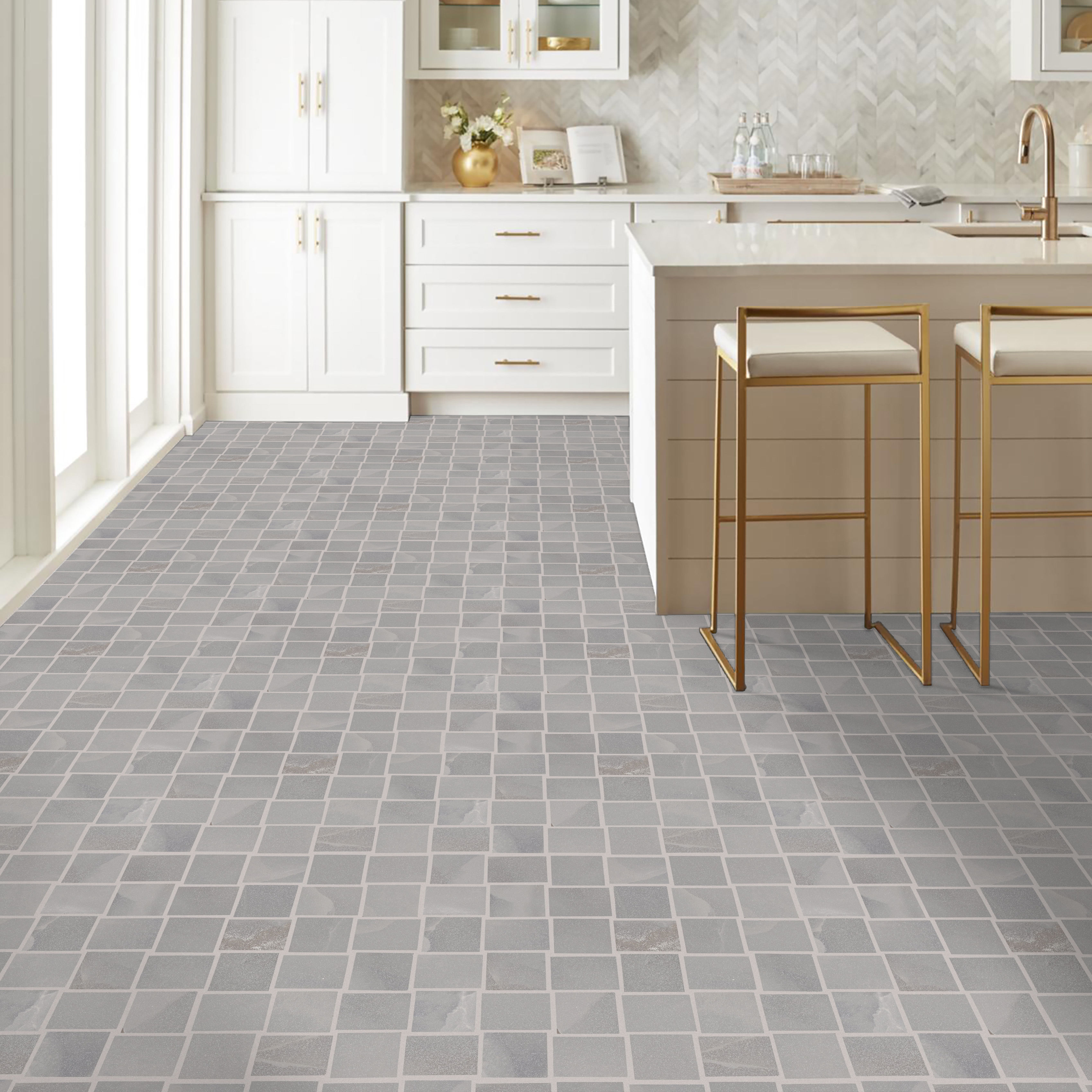 Onyx Basketweave Mosaic Matte - Dark Grey - TG01F_00550