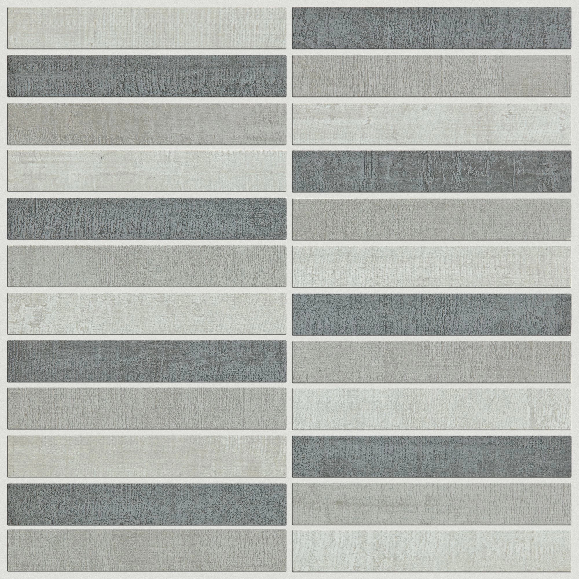 Tattered Stacked Mosaic - Cool - TG56A_00512