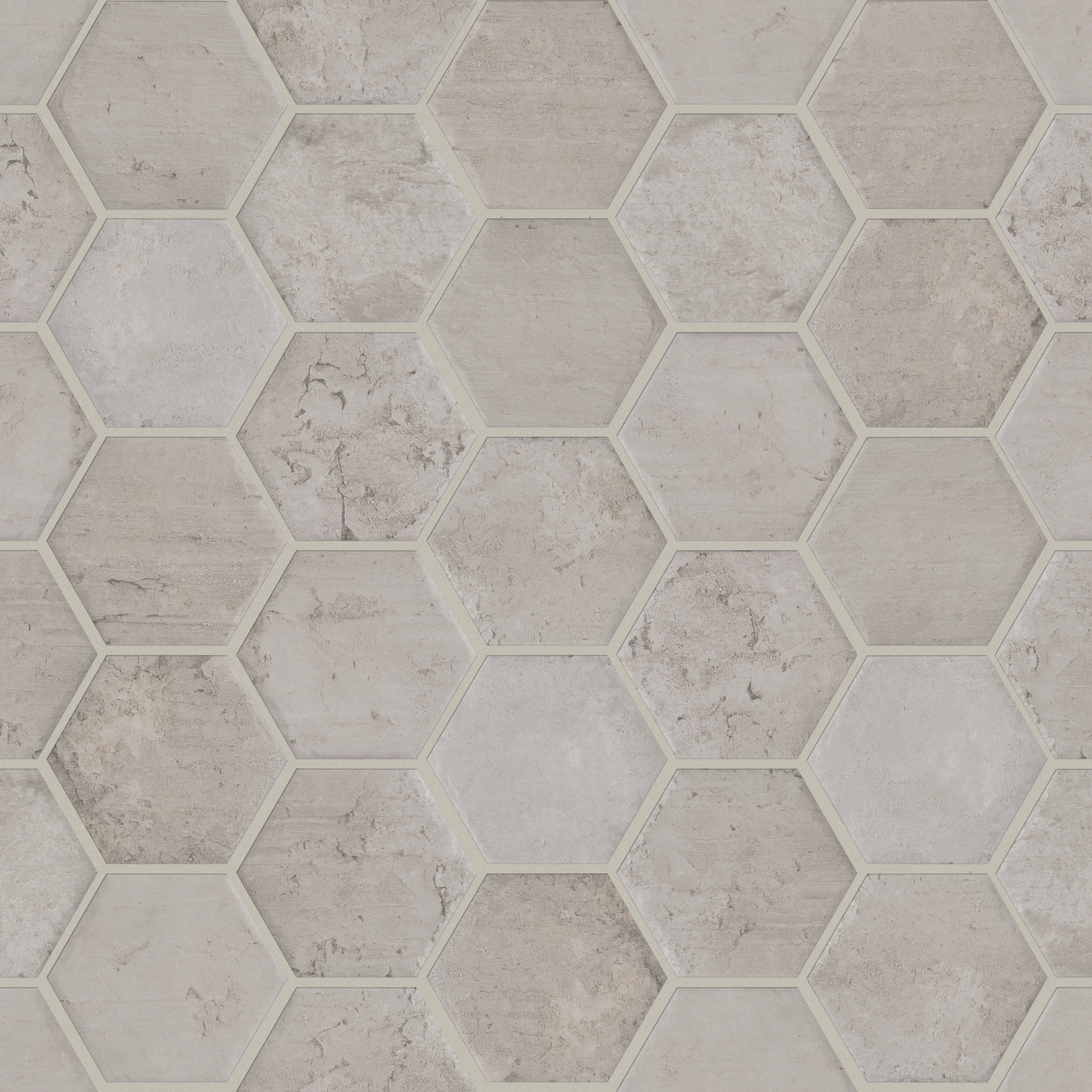 Skyline 6X7 Hex Matte-Highrise Grey-TG56H_00510