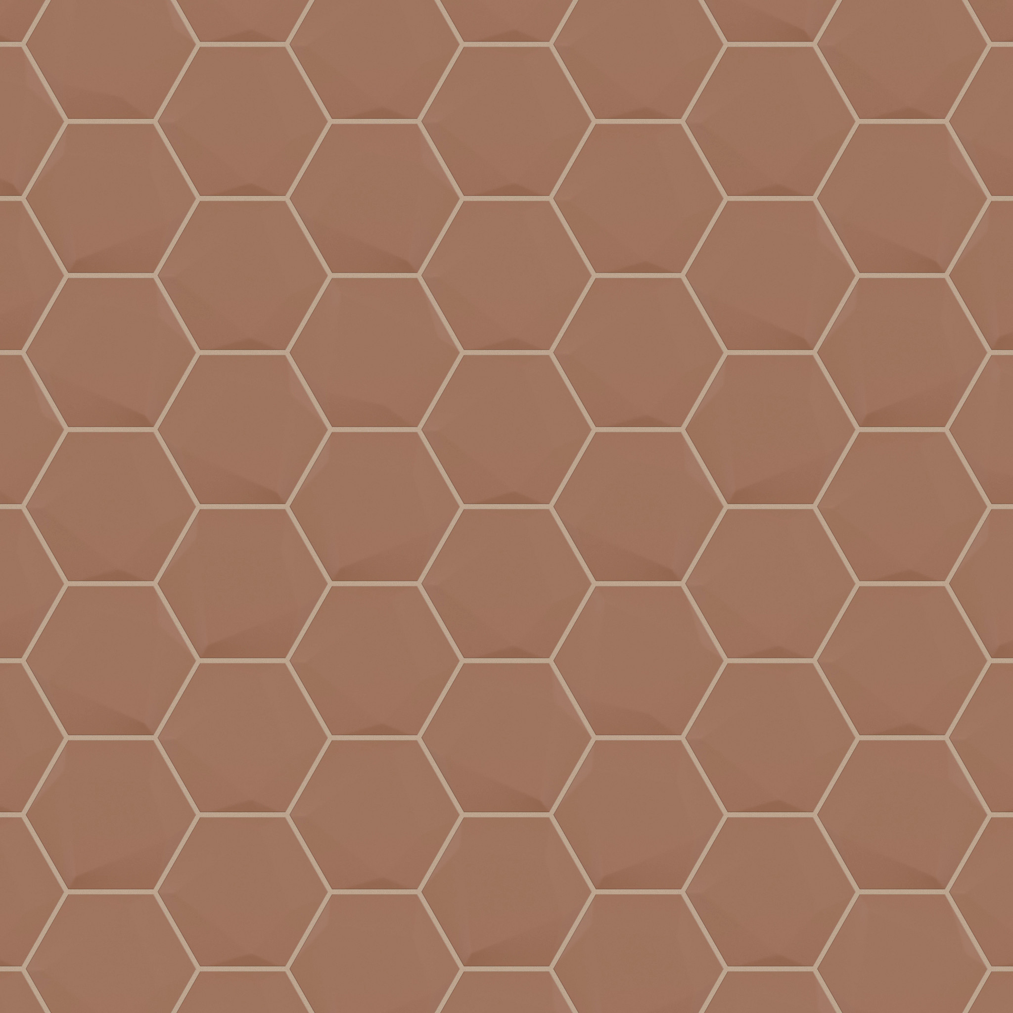 Muse 3D Hex-Terracotta-TG67J_00600
