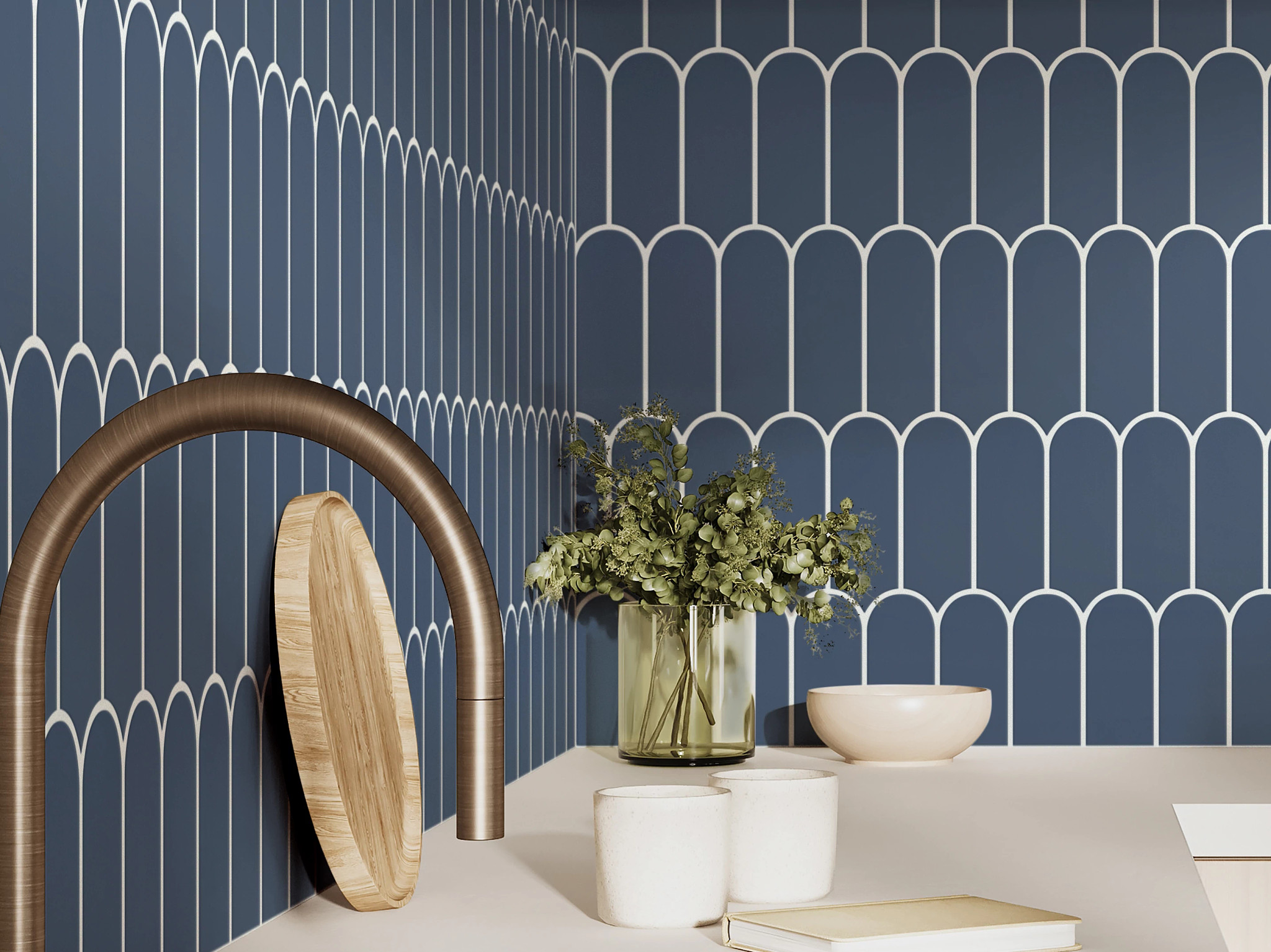 Muse Elong Fan - Navy - TG68J_00401