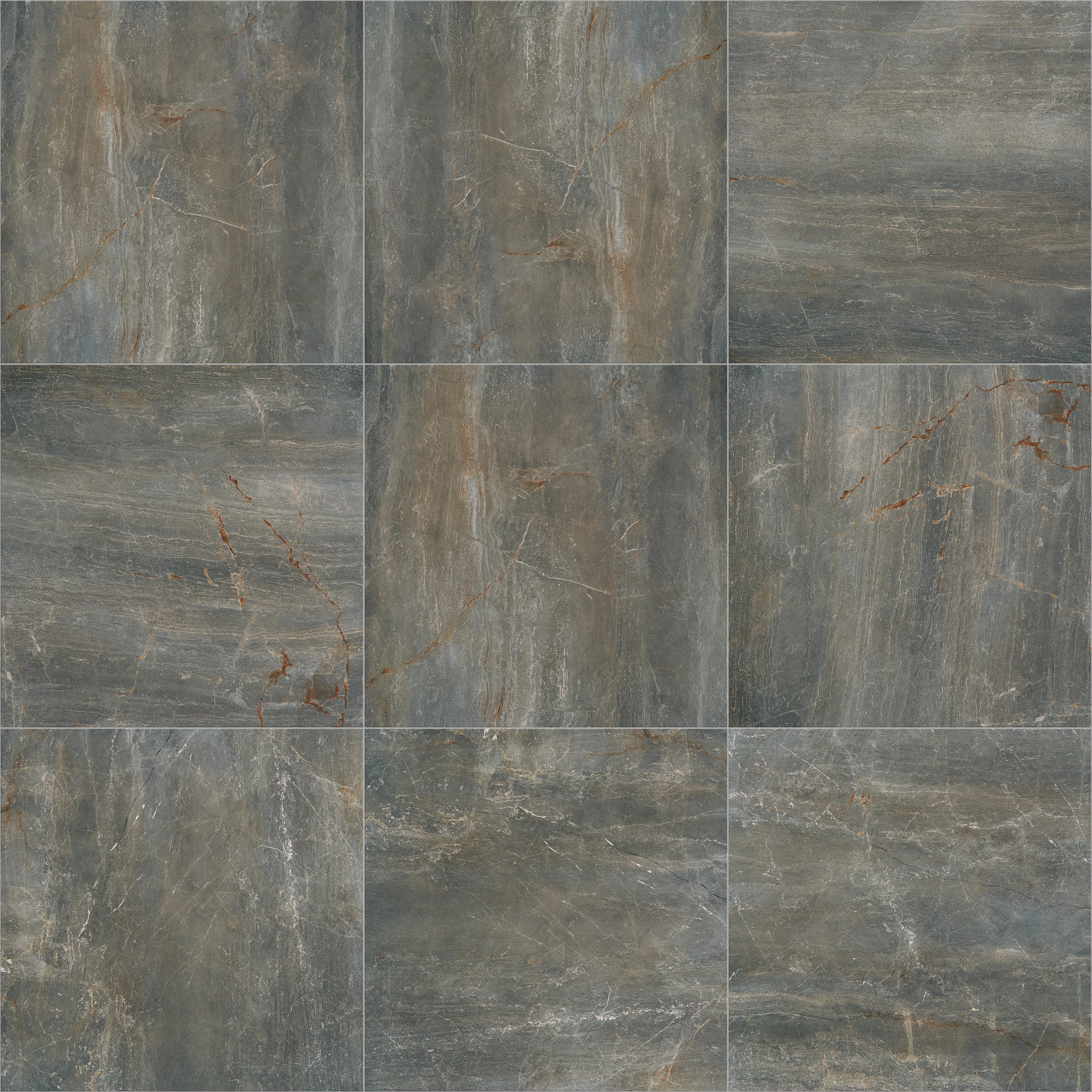 Fossil 24X24 Matte - Gunmetal - TG71E_00500