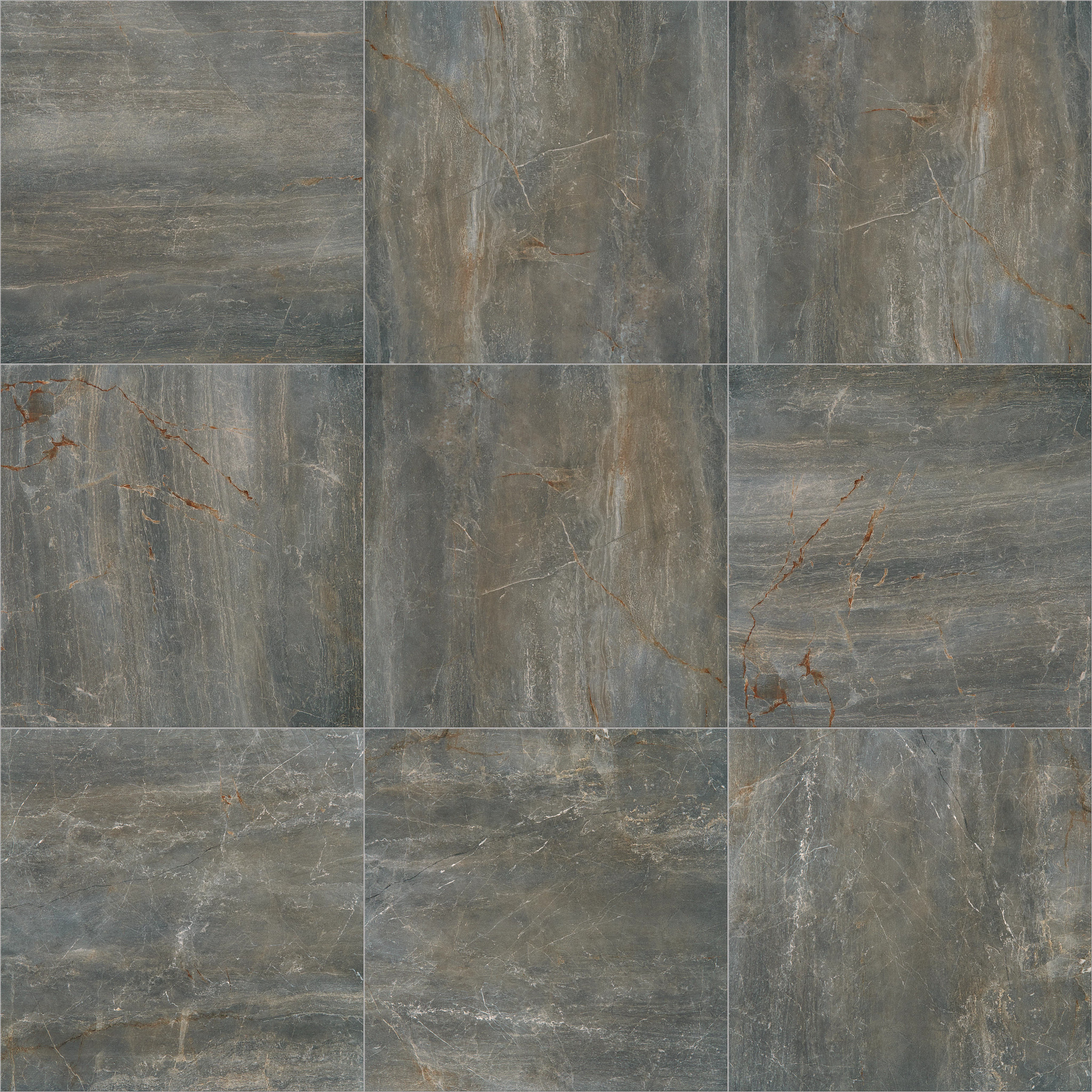 Fossil 24X24 Polish-Gunmetal-TG72E_00500