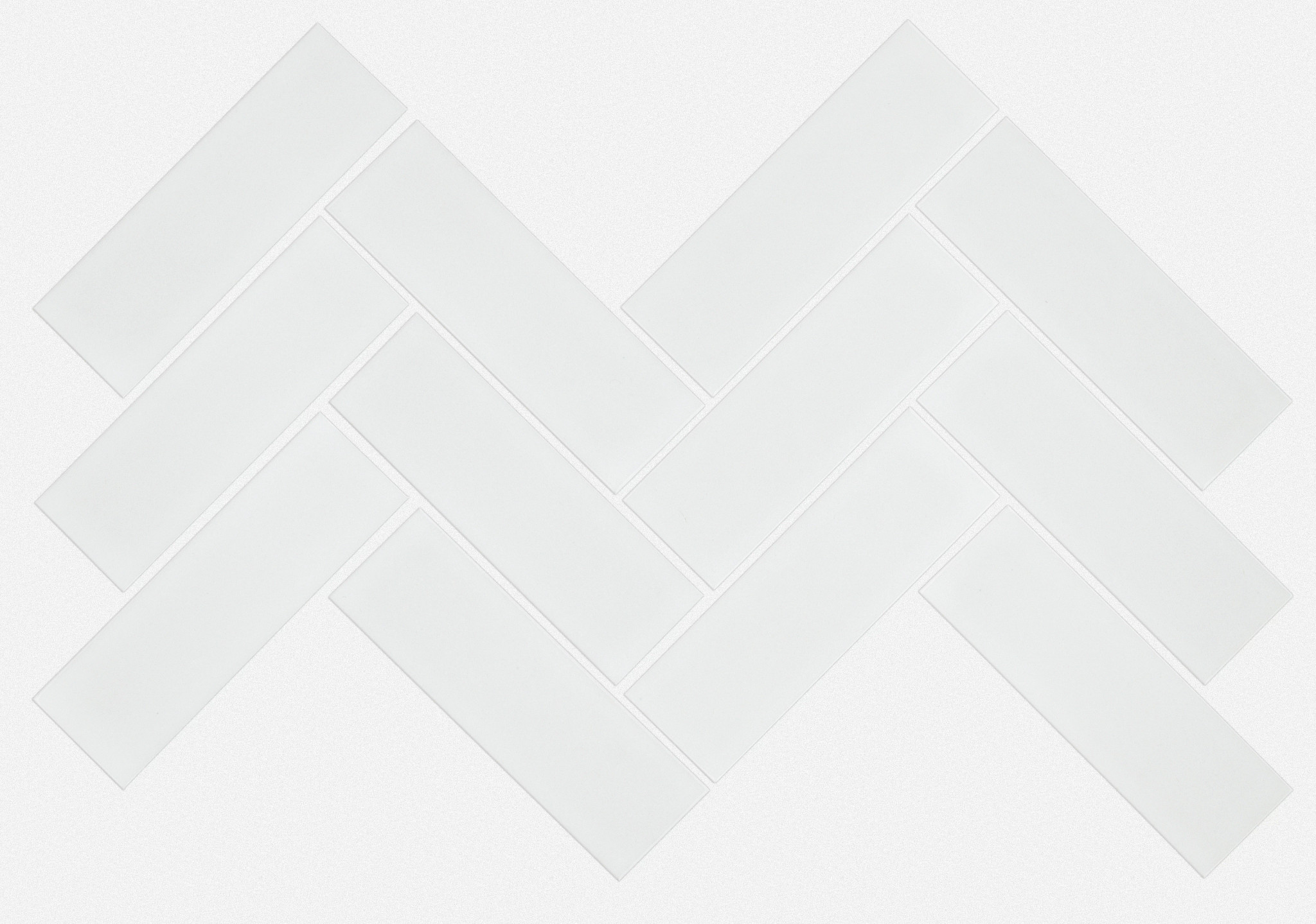 Baker Blvd Herringbone Gloss - White - TG76F_00100