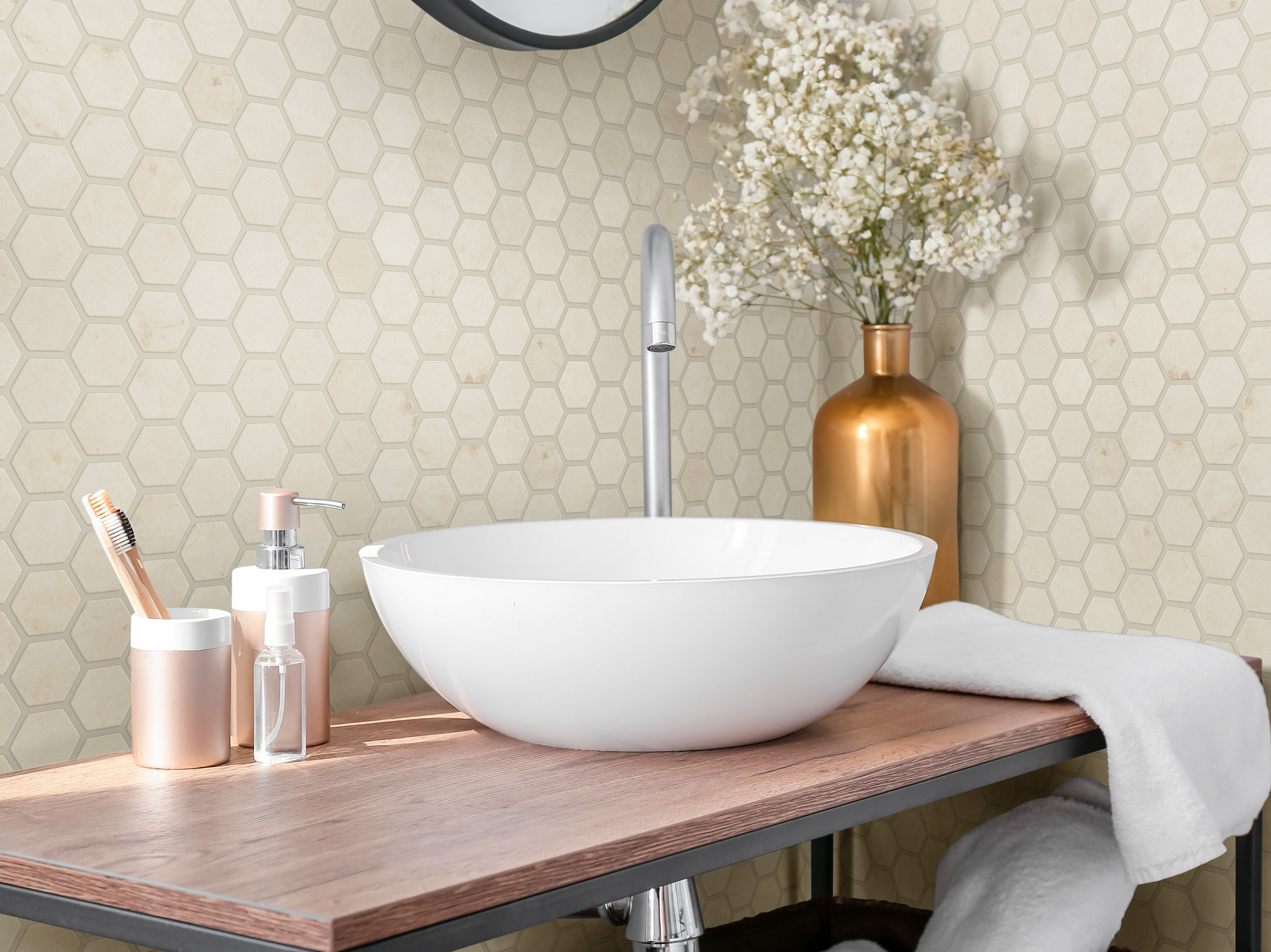 Eden Elongated Hex - Natural - TG78G_00200