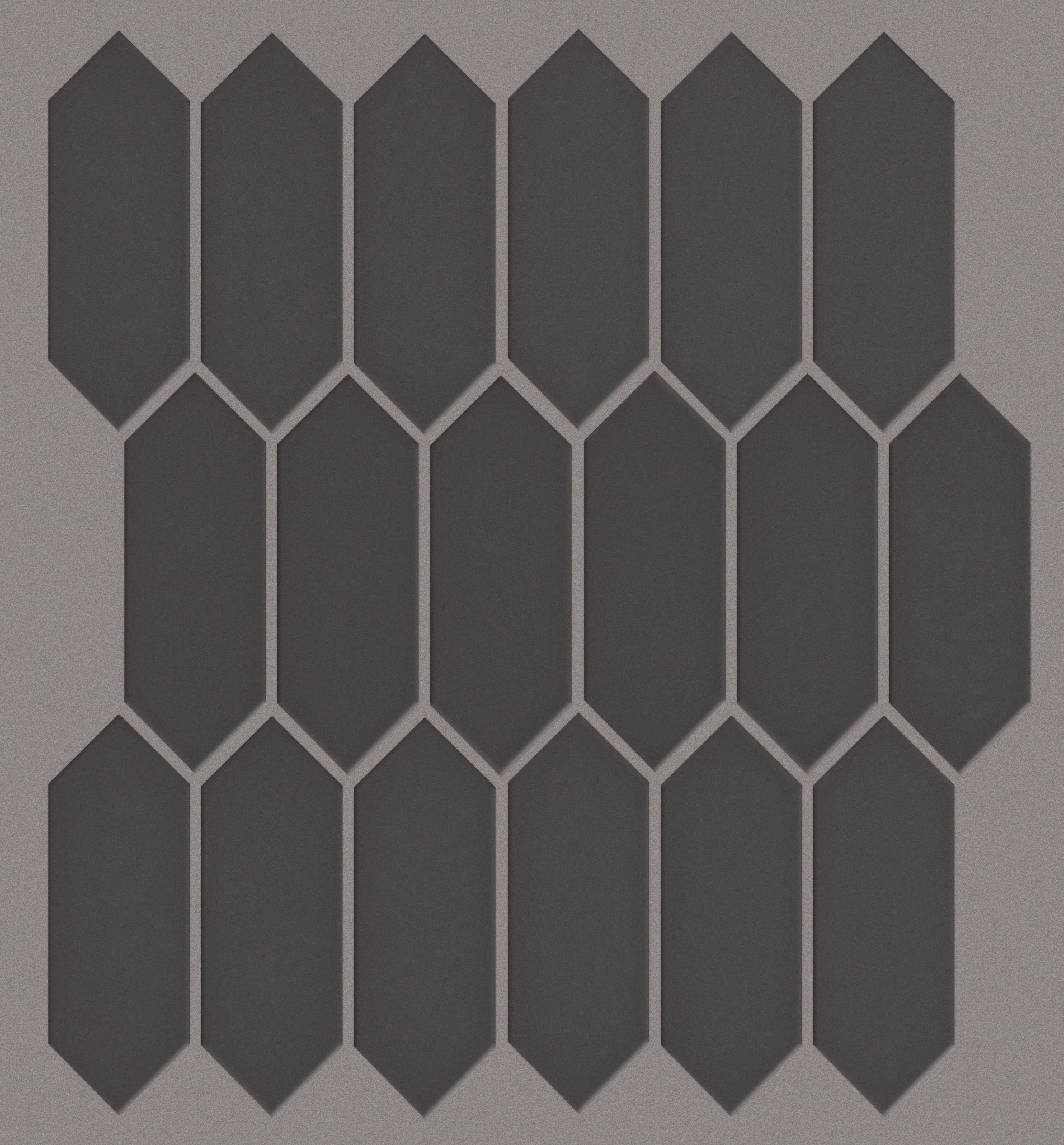 Baker Blvd Picket Matte - Carbon - TG81F_00950