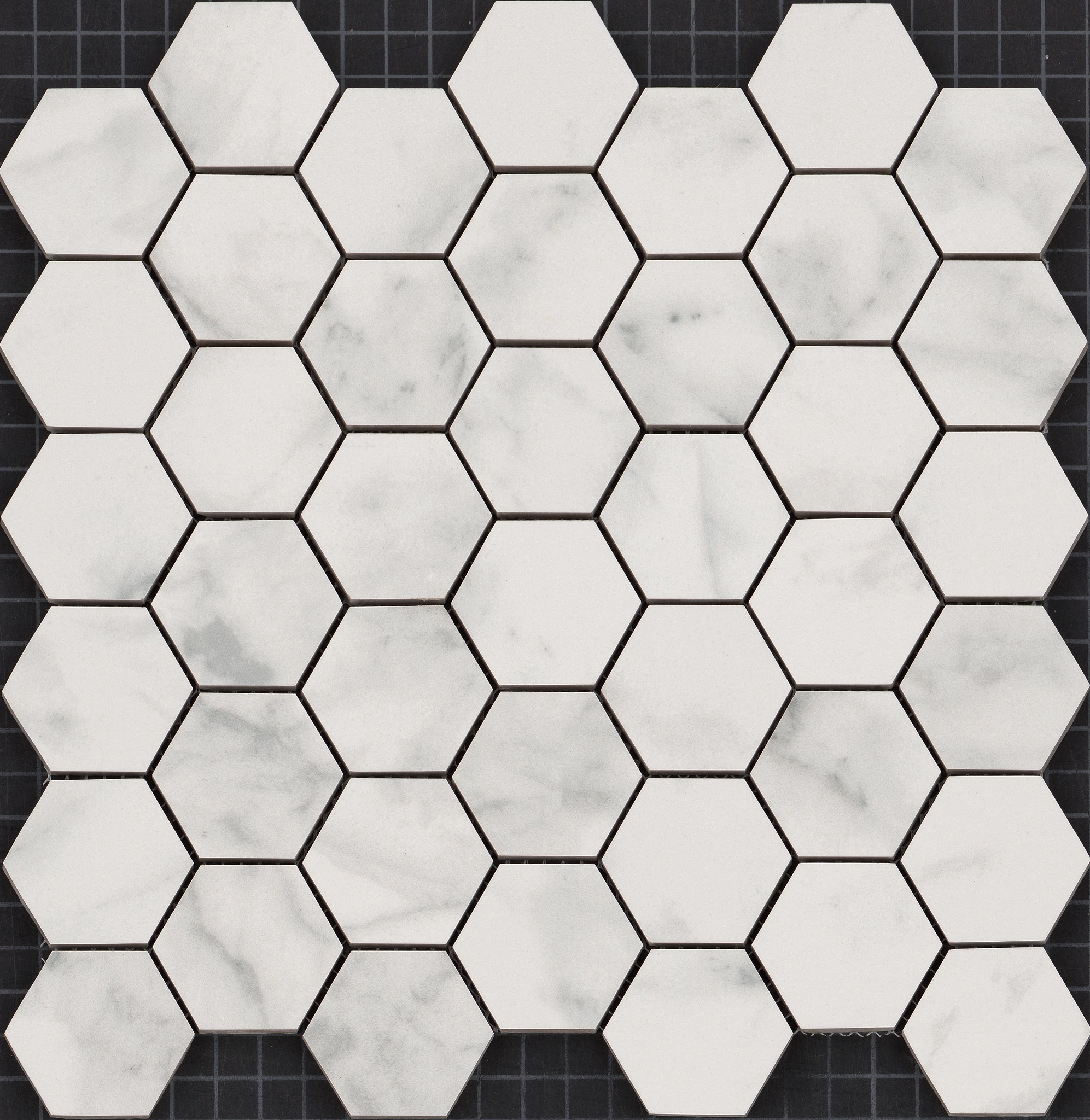 Paradigm Hex Mosaic Polished - Carrara Abisso - TG94G_00111