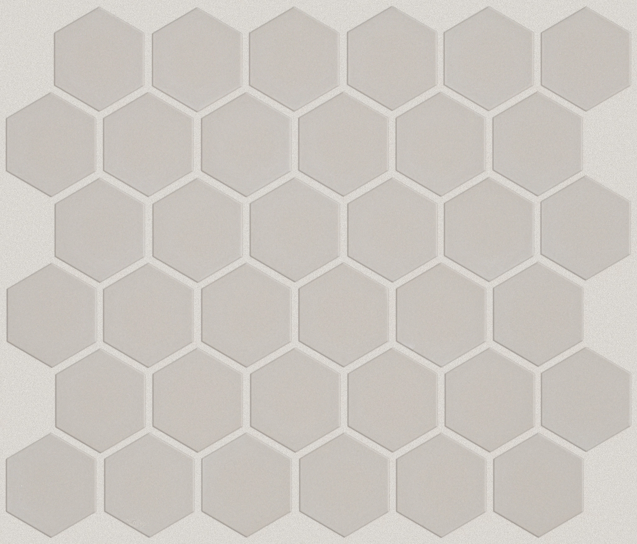 Baker Blvd 2" Hex Matte Mosaic - Warm Grey - TG98F_00500