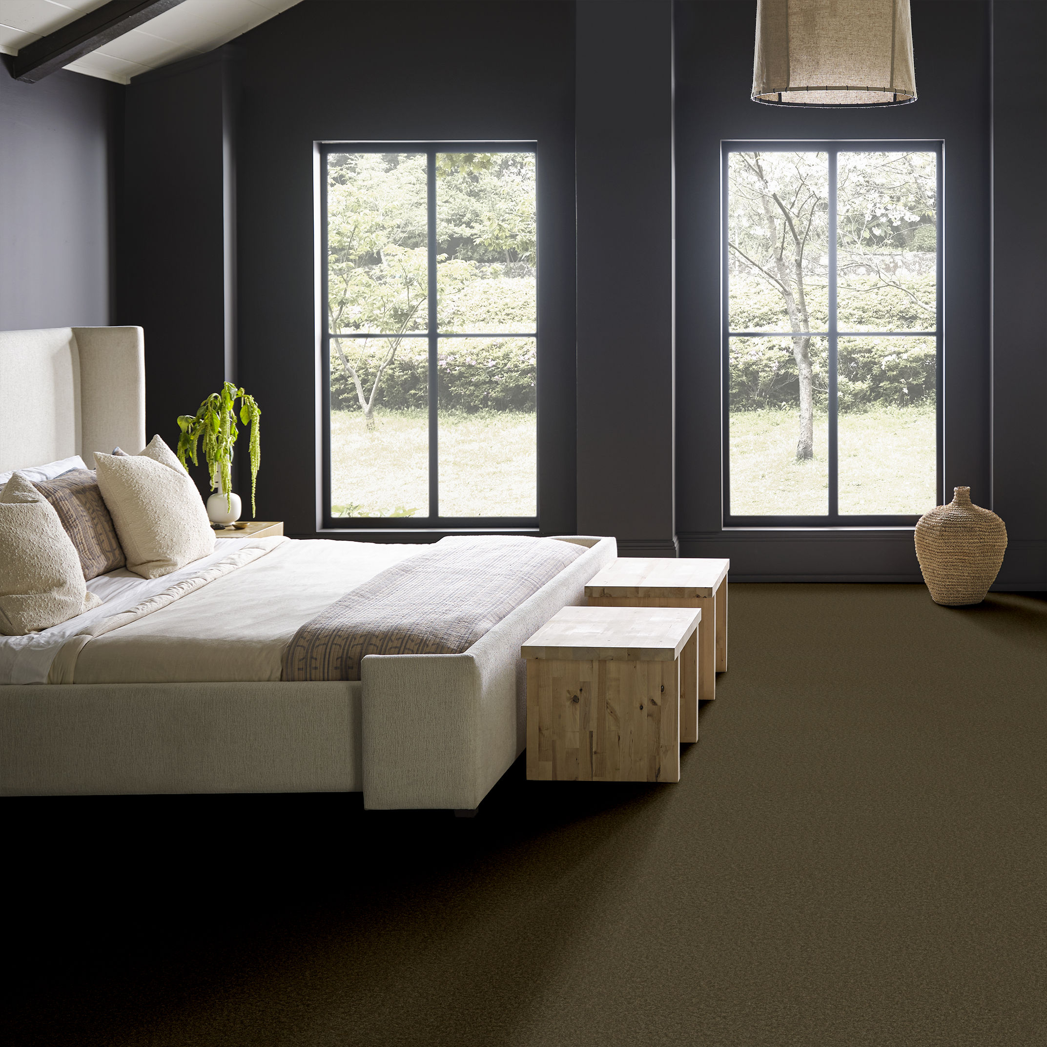 ENCHANTING DARK OLIVE ROOM