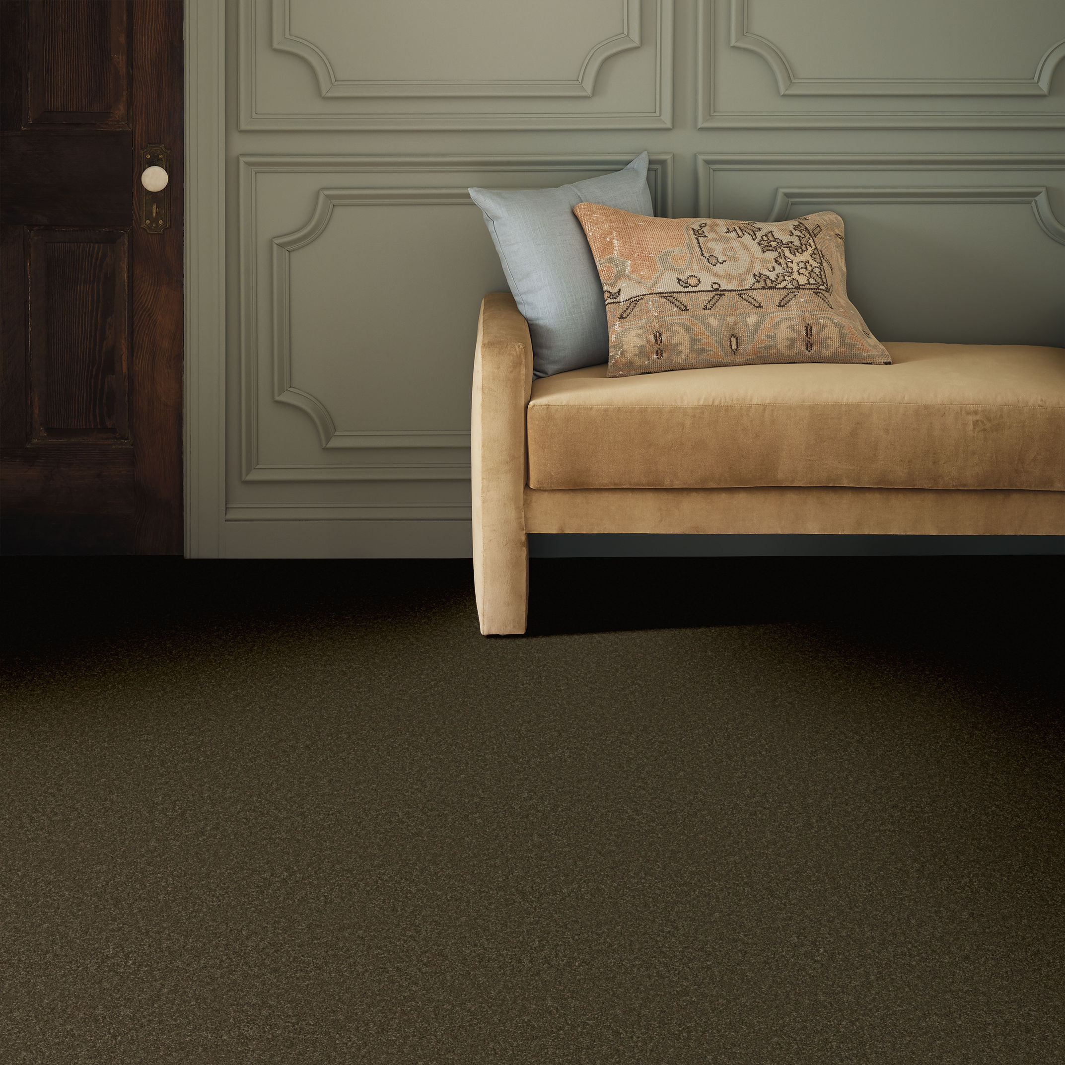 ENDURING CHARM DARK OLIVE ROOM