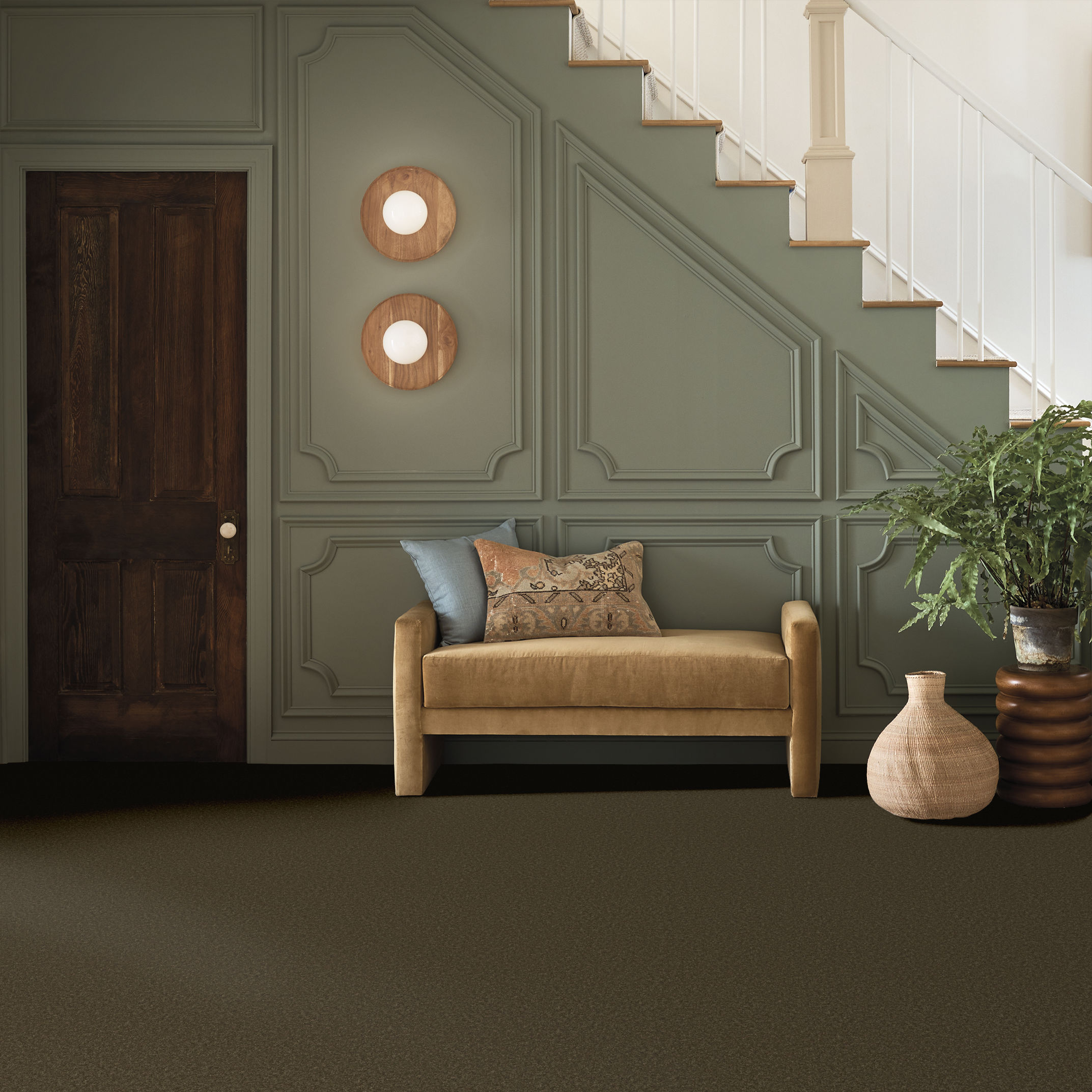 ENDURING CHARM DARK OLIVE ROOM