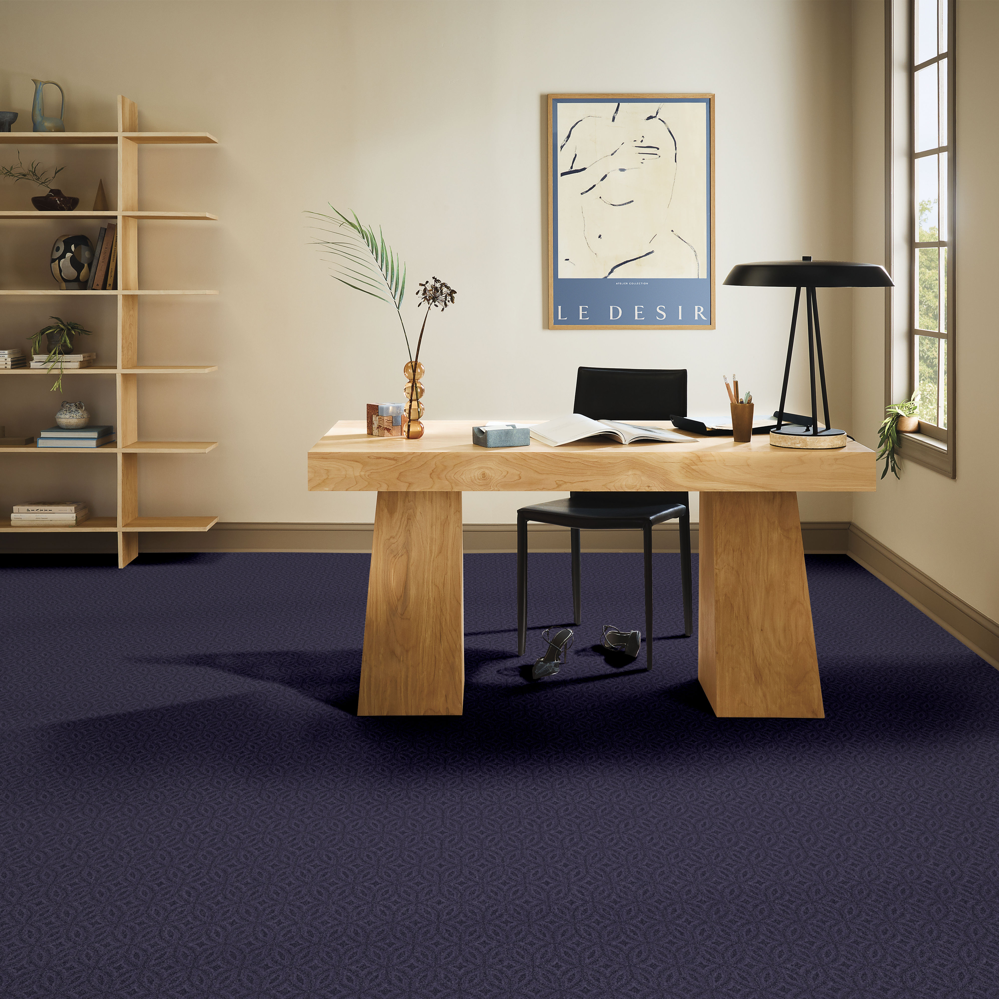 ENLIGHTENED DARK LILAC ROOM