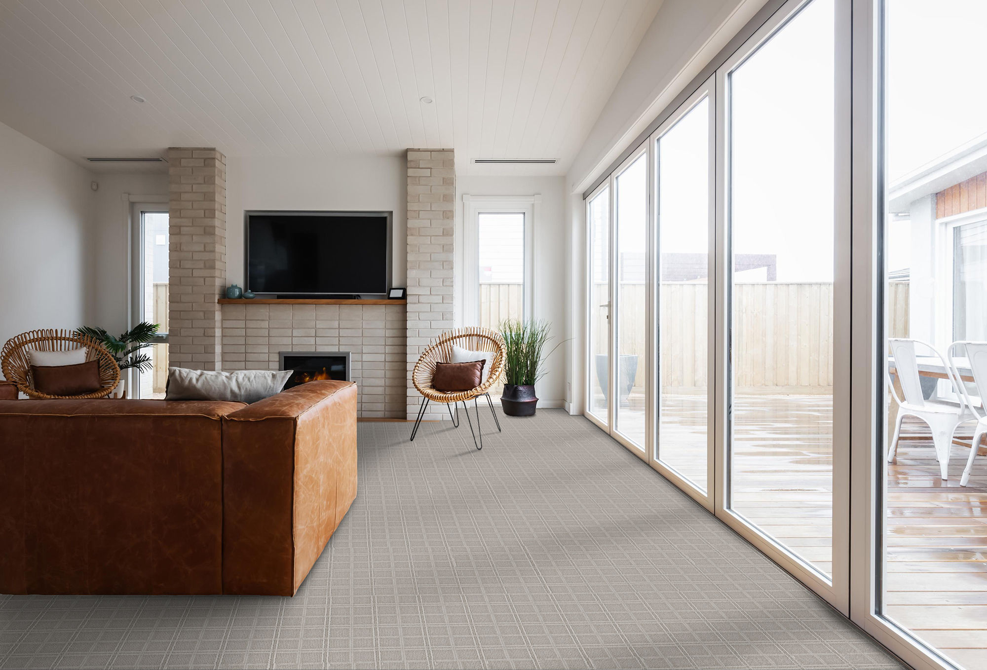 BREEZE BLOCK FOGGY ROOM in room