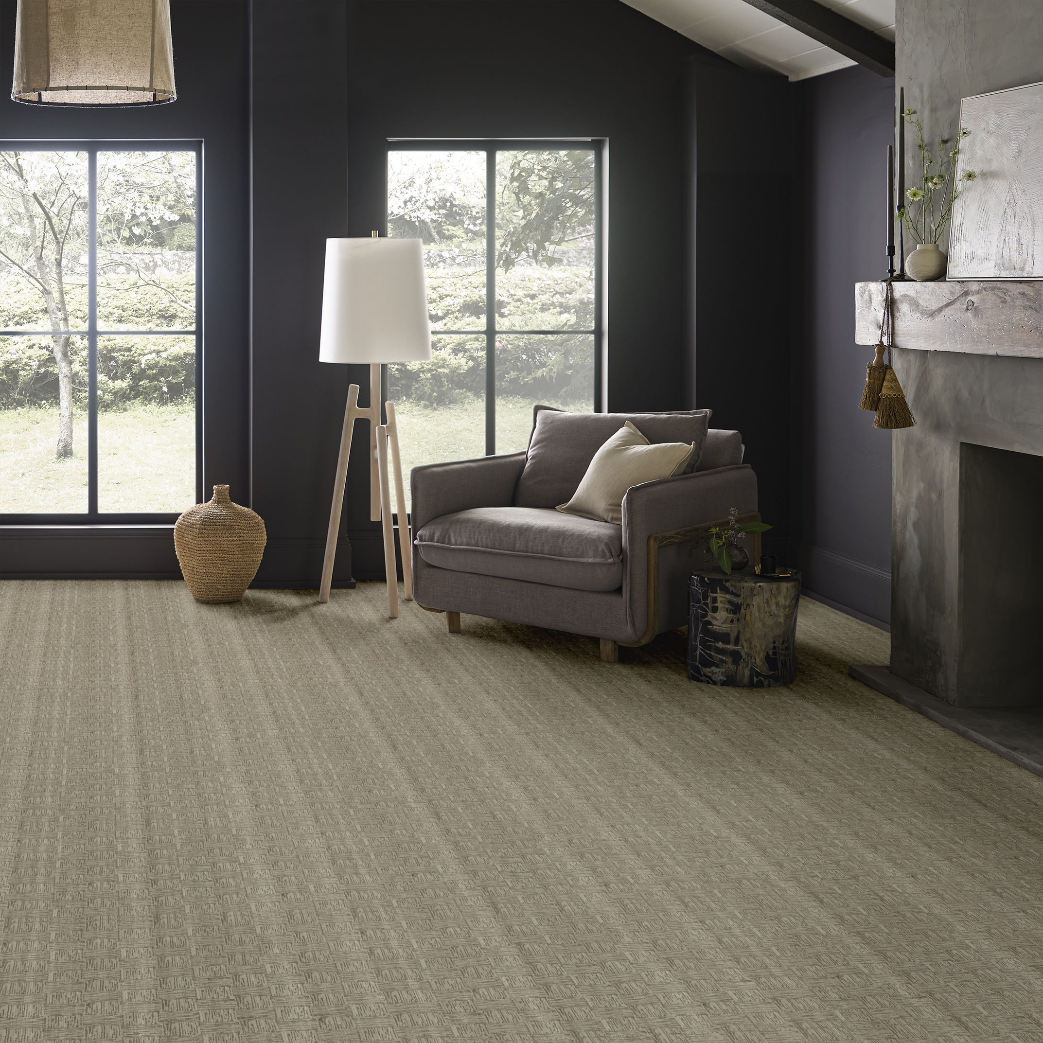 MODERNE AGED PARCHMENT ROOM