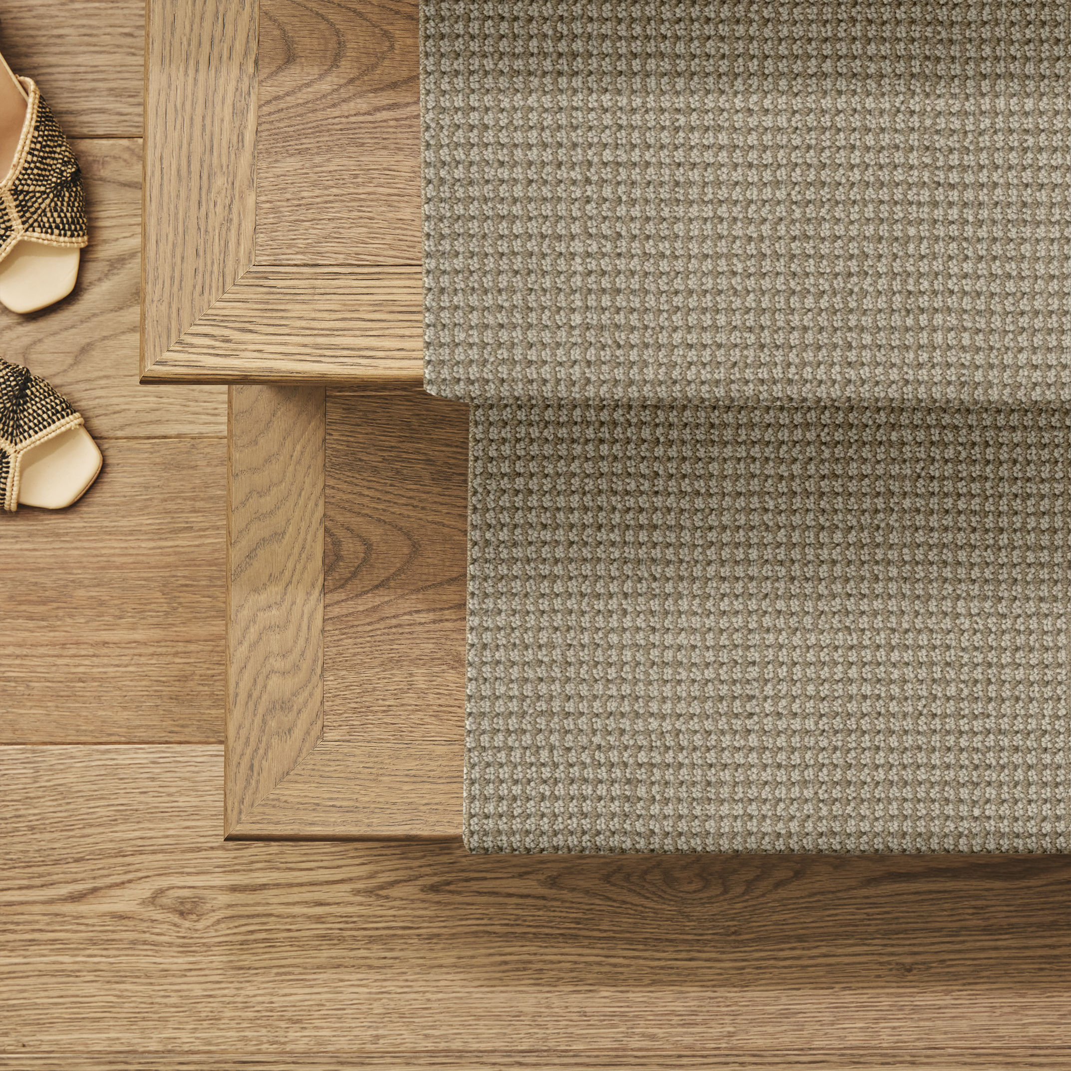 Inspired - Carpet for Stairs in Rattan | AndersonTuftex