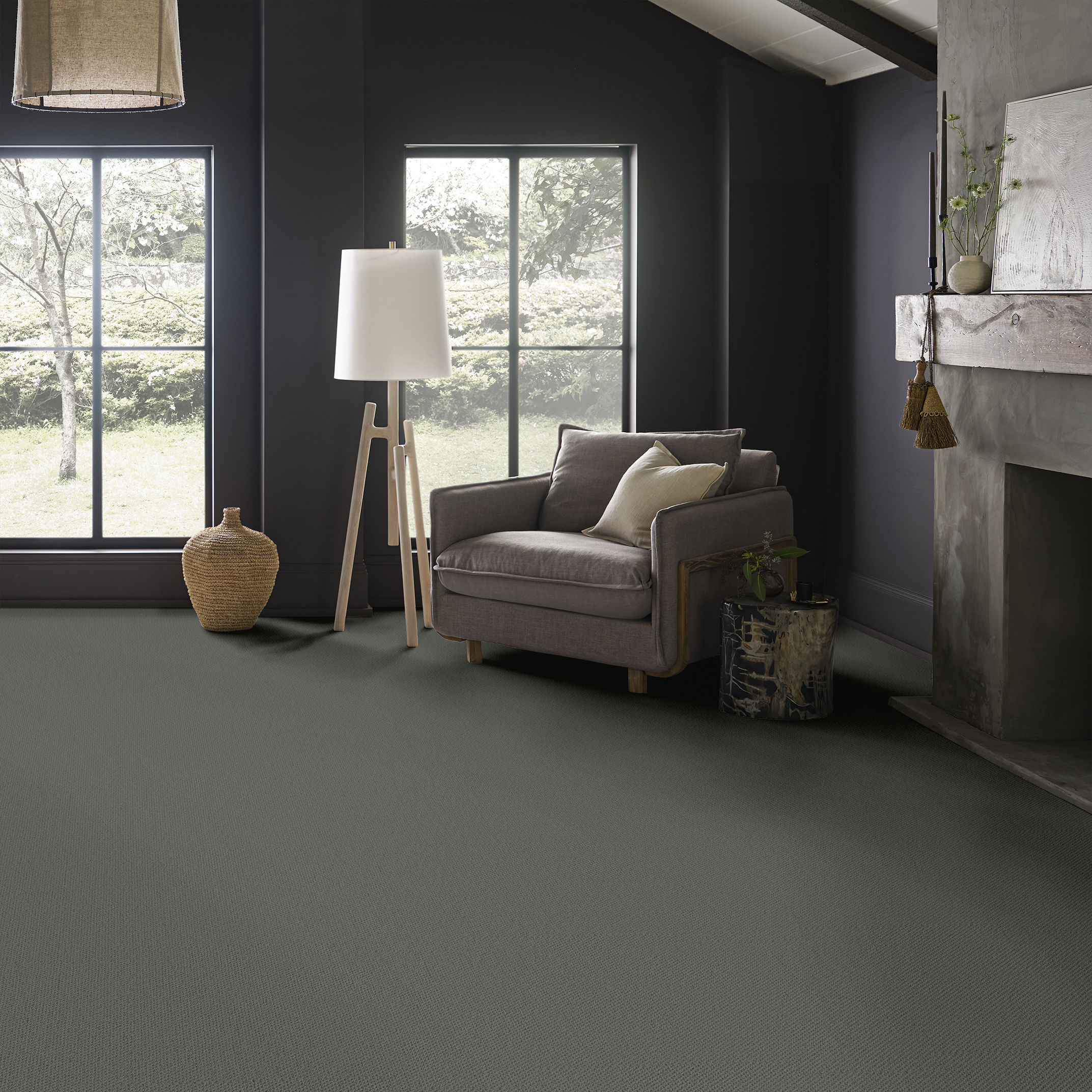 GRACIOUS SMOKY GRAY ROOM