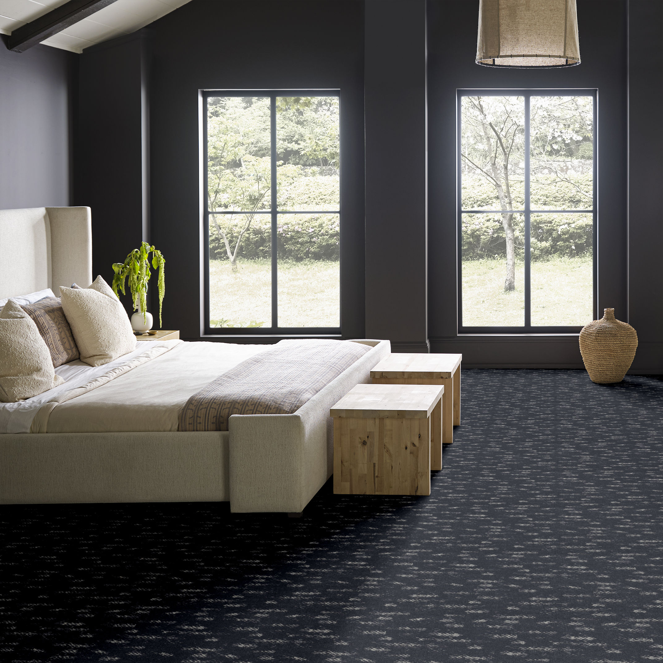 EVOKE WASHED NAVY ROOM