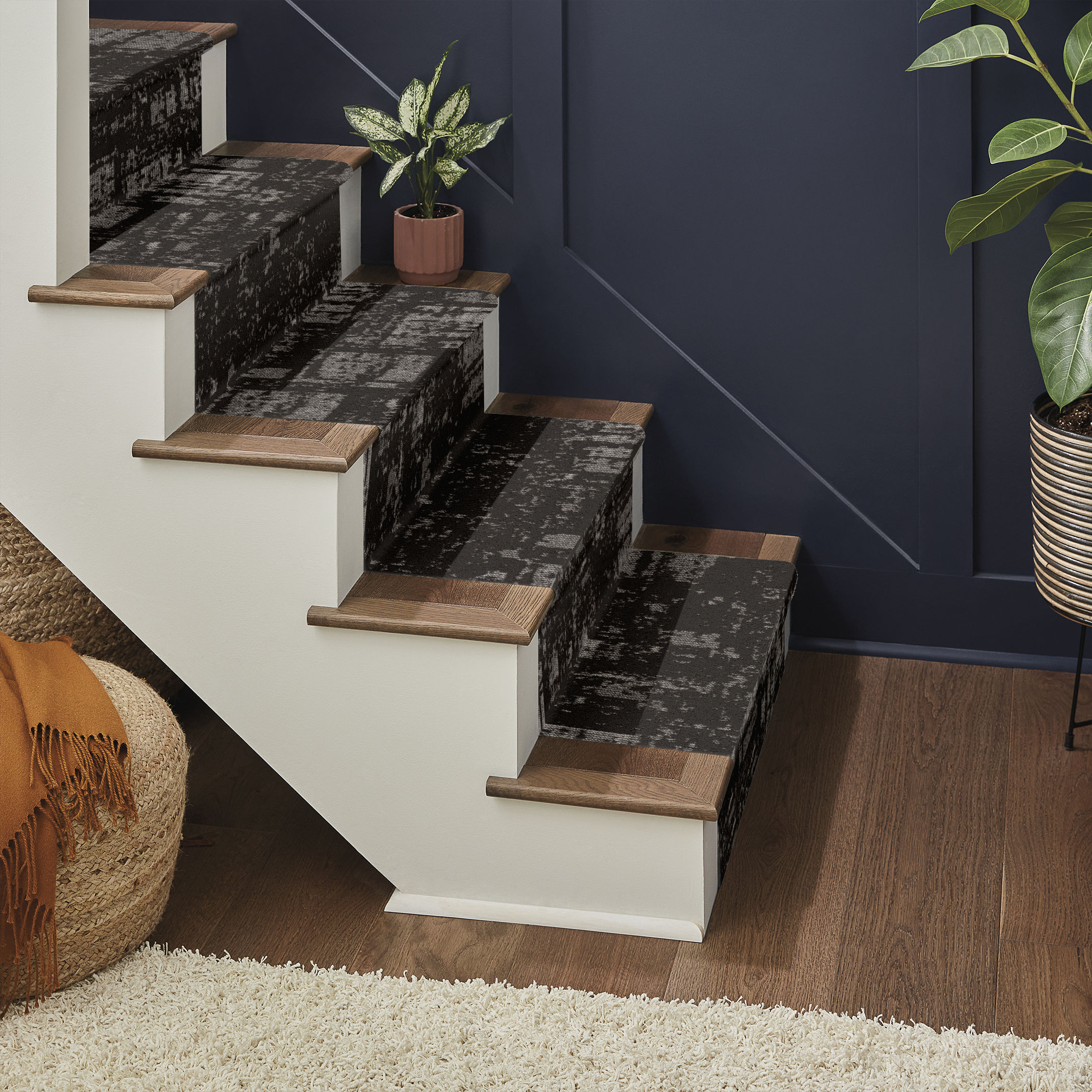 トップス Anderson's EVEREST Chacoal Gray Discover - Carpet for Stairs in Charcoals | AndersonTuftex