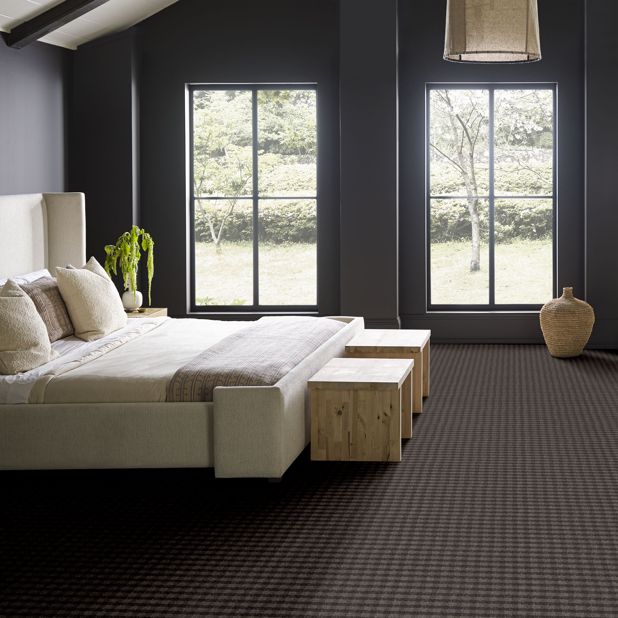 ⚓️模様ビンテージ毛布ブルーZAMBAITICOPERTIFICIO ITALY ビンテージ