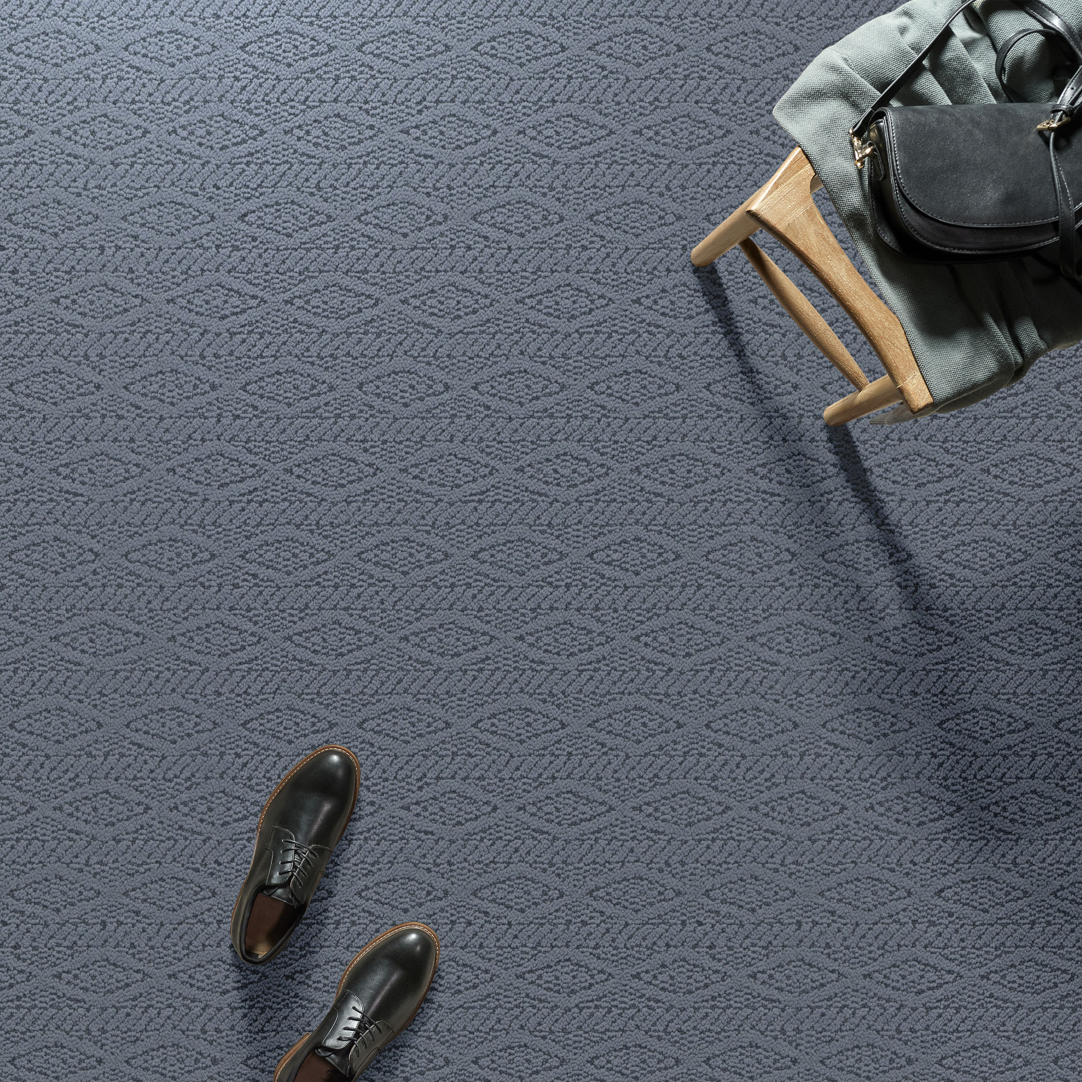 CROCHET OLD MONEY BLUE ROOM