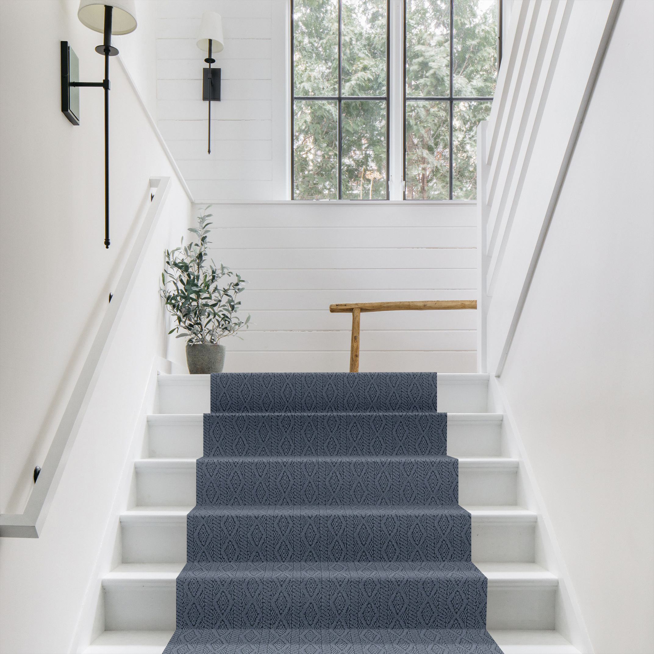 CROCHET OLD MONEY BLUE ROOM